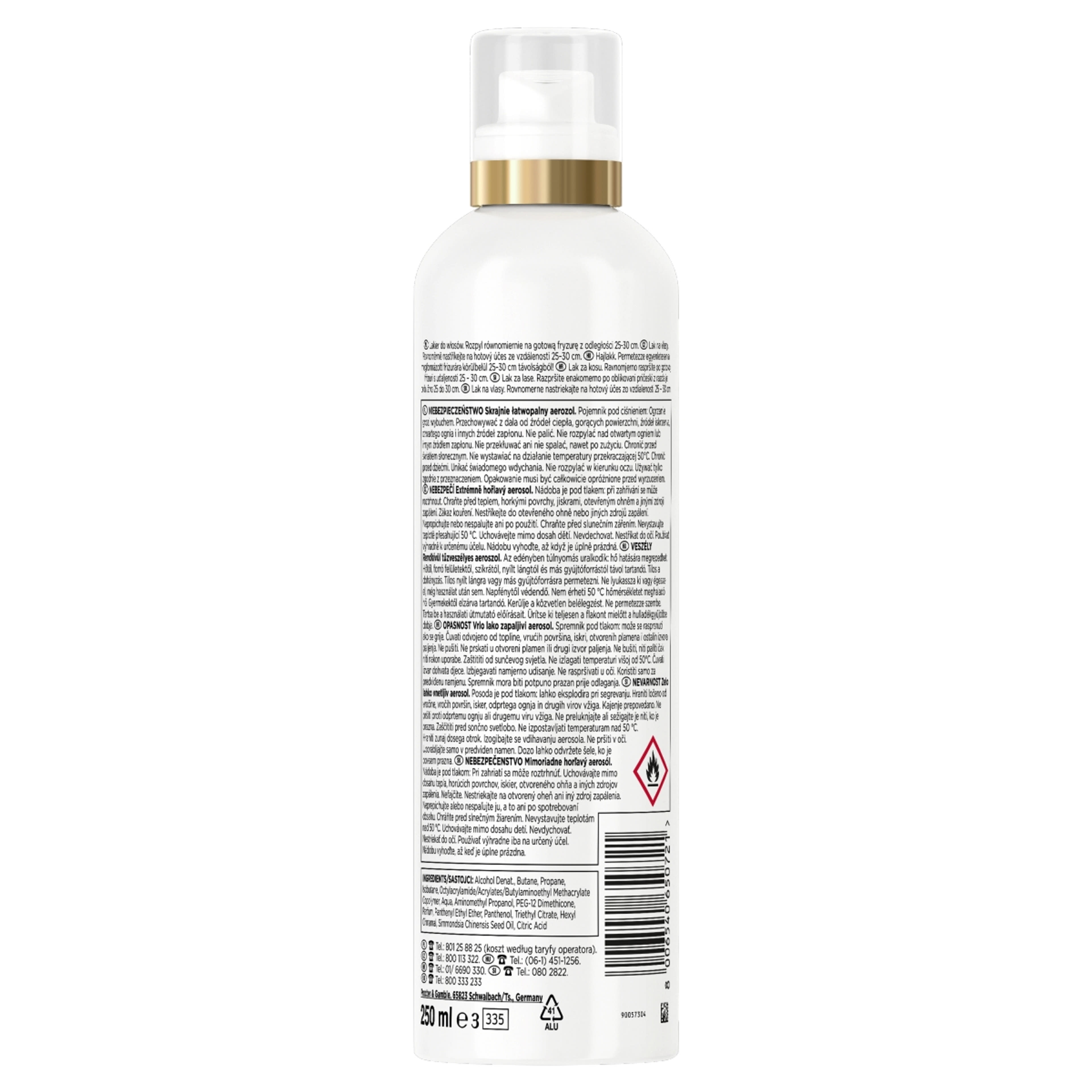 Pantene Pro-V Vékonyszálú Hajra Ultra Erős hajlakk - 250 ml-2