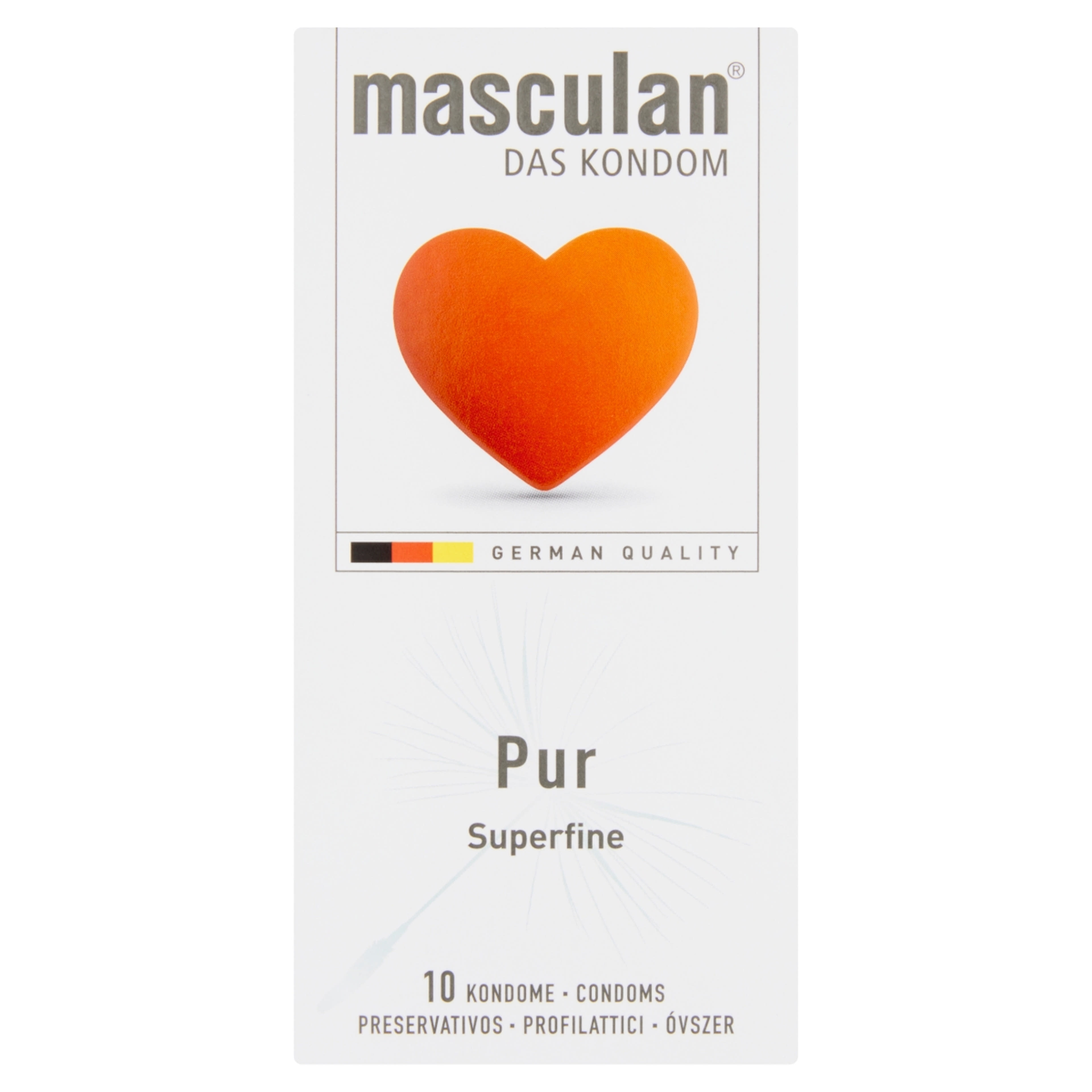 Masculan Pur Superfine óvszer - 10 db-1
