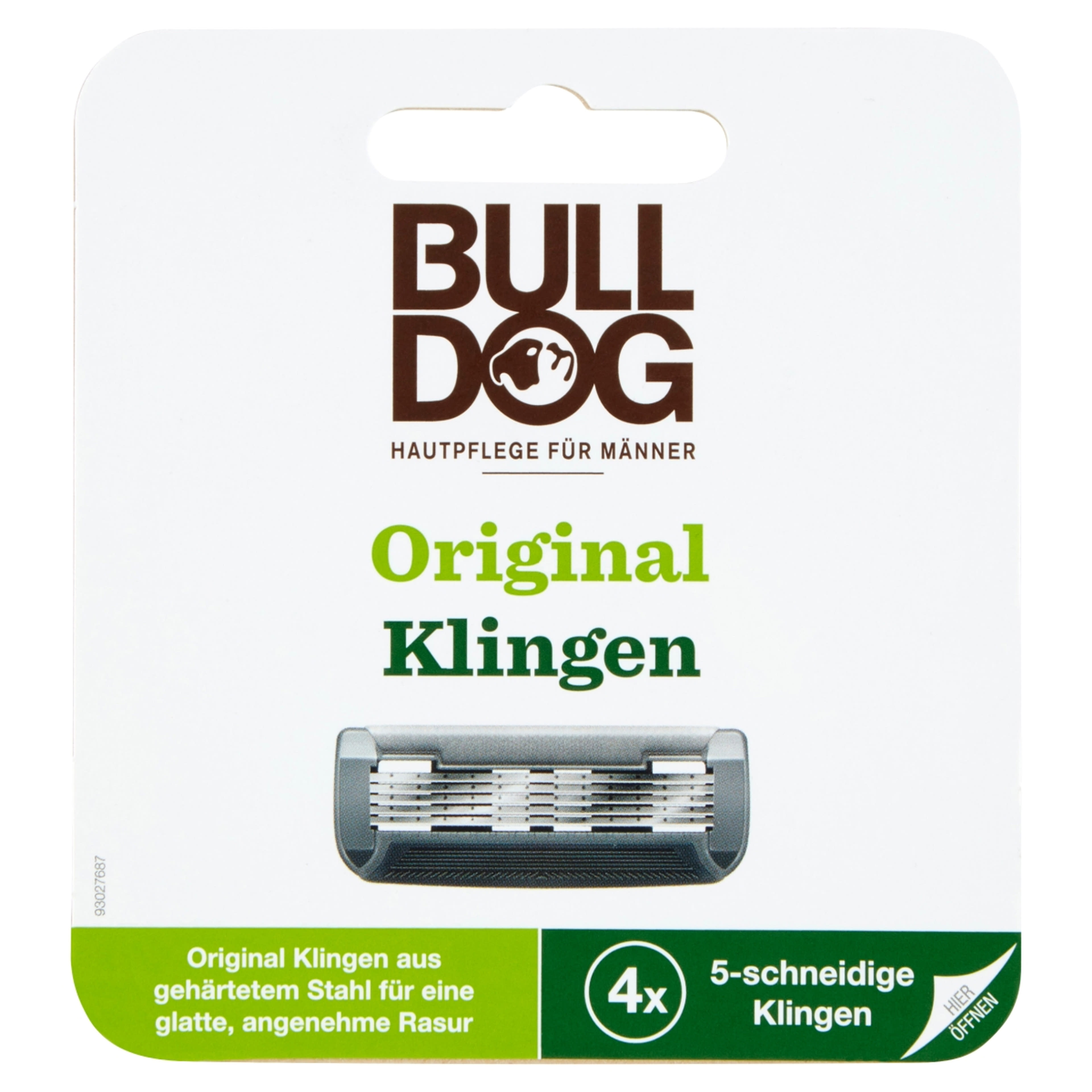 Bulldog borotvabetét 5 pengés - 4 db