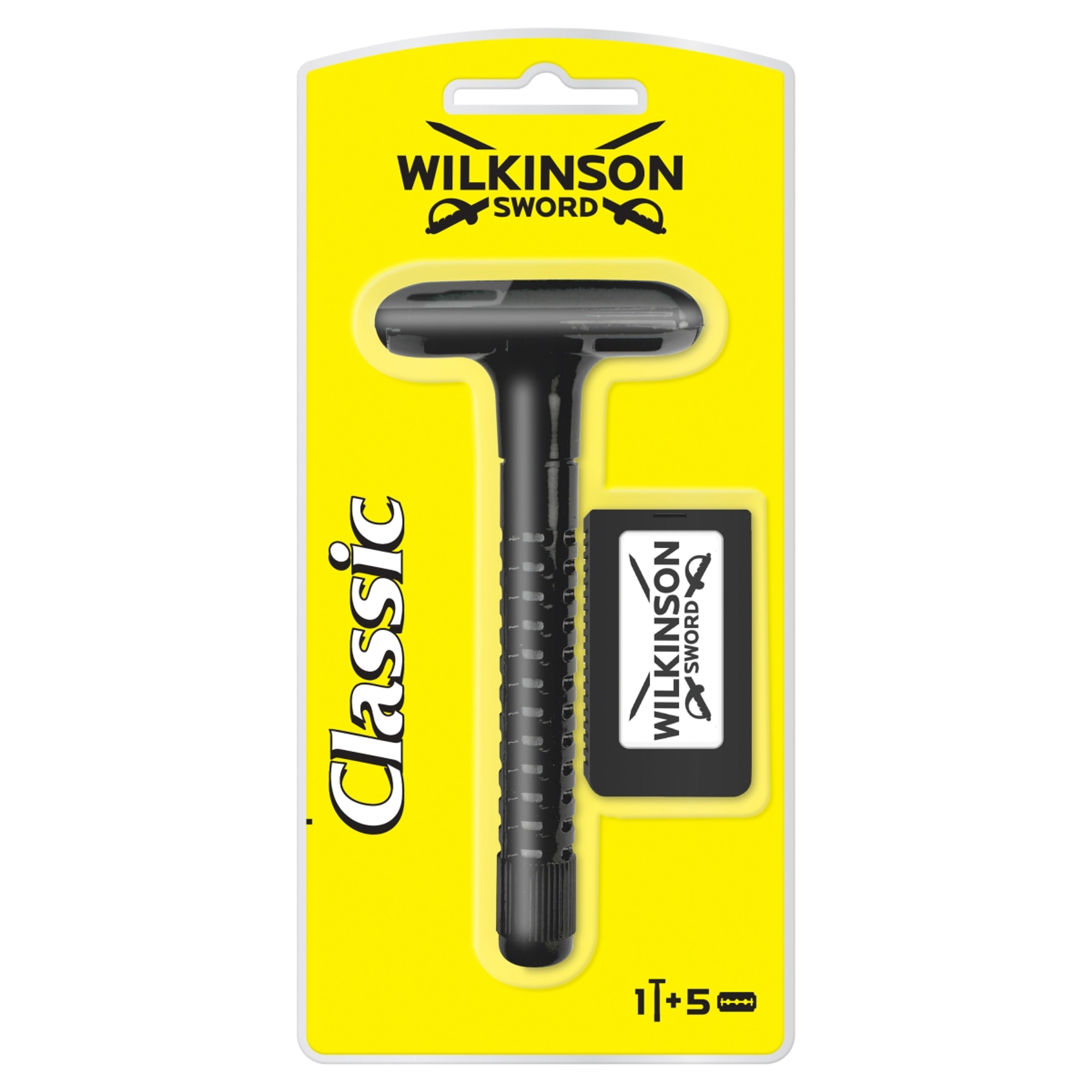 Wilkinson Classic hagyományos borotvakészülék + 5db penge - 1 db-1