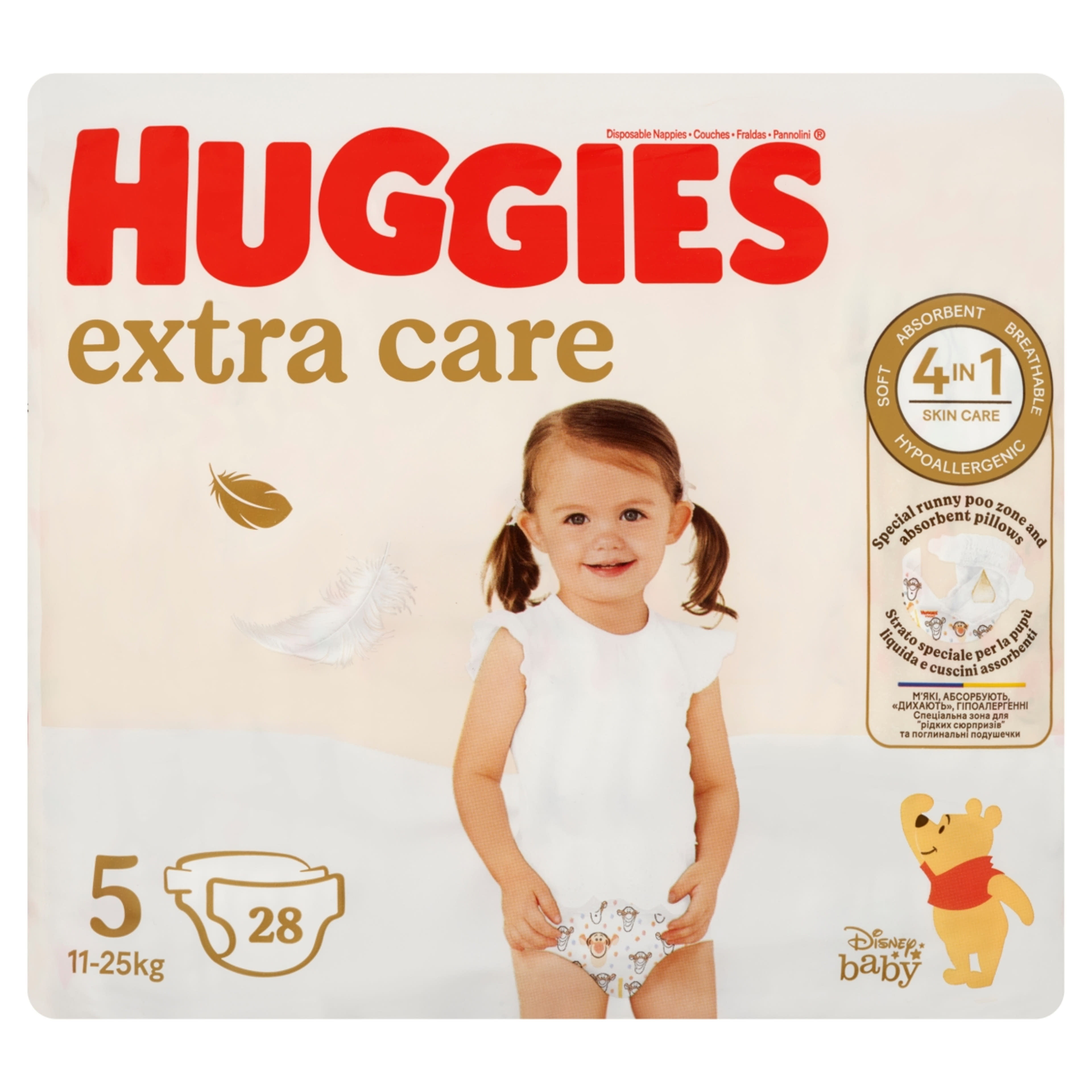 Huggies Extra Care 5 nadrágpelenka 15-22 kg - 28 db