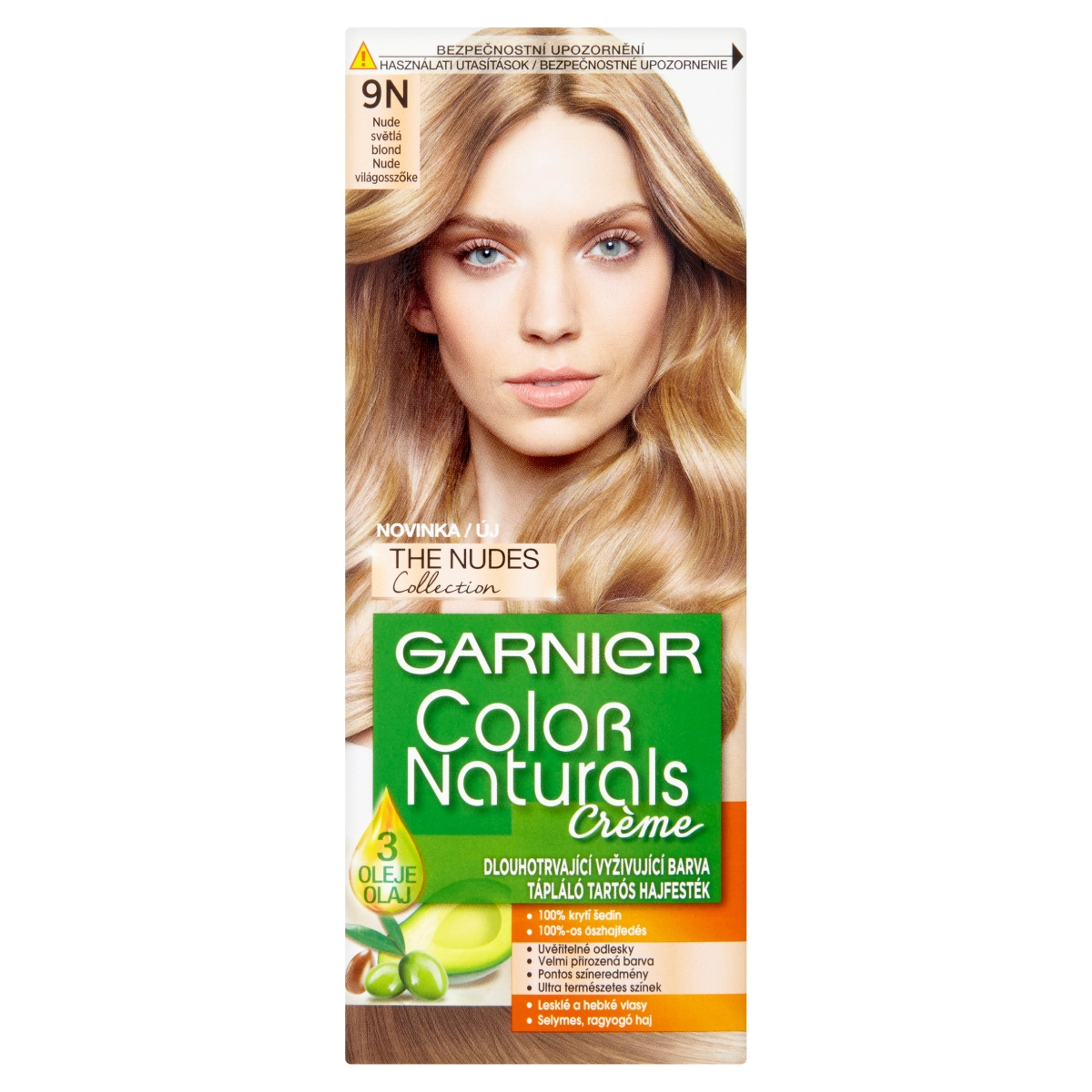 Garnier Color Naturals Tartós hajfesték 9N Nagyon világos szőke - 1 db-1