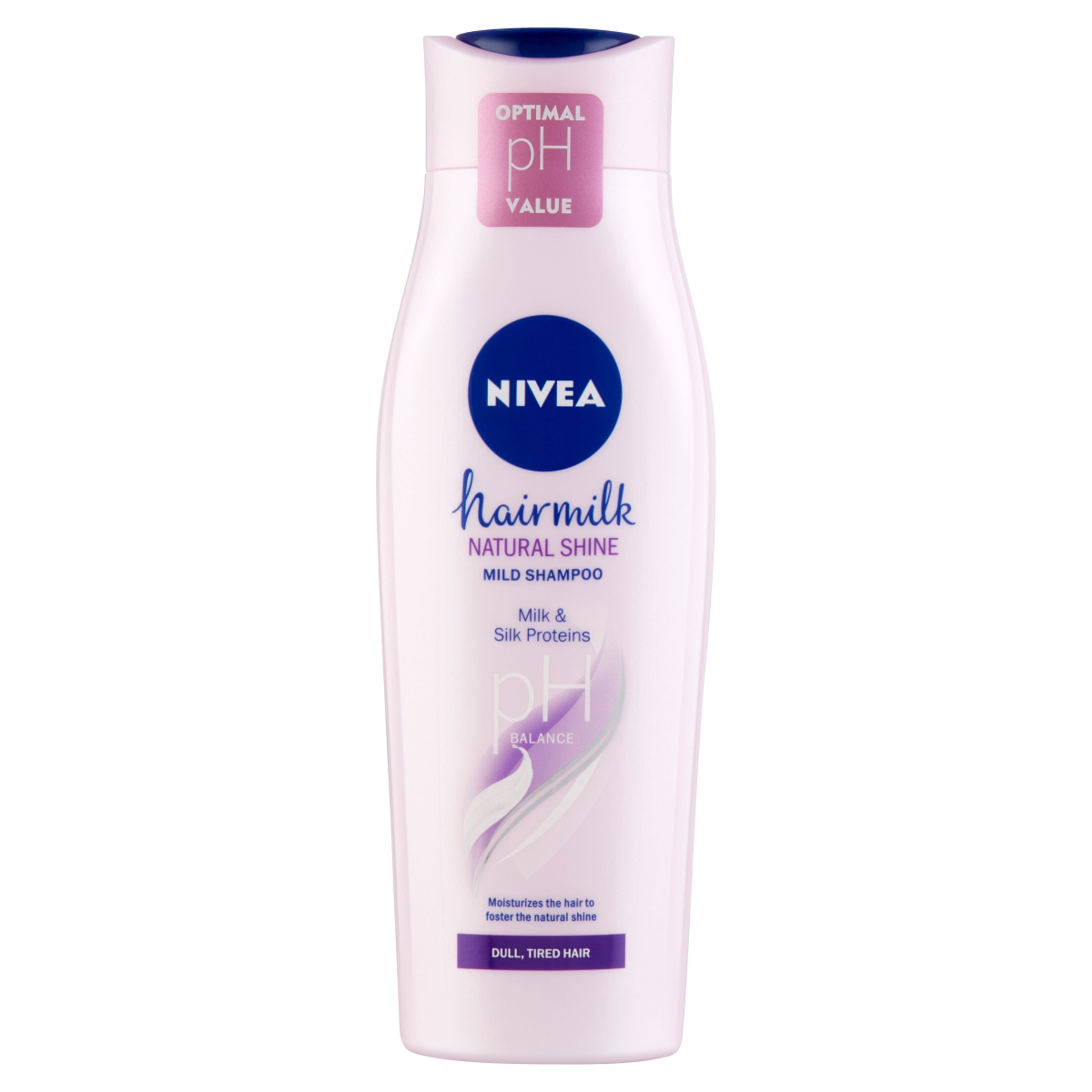 Nivea Hairmilk Shine Egyenes Hajra sampon - 250 ml