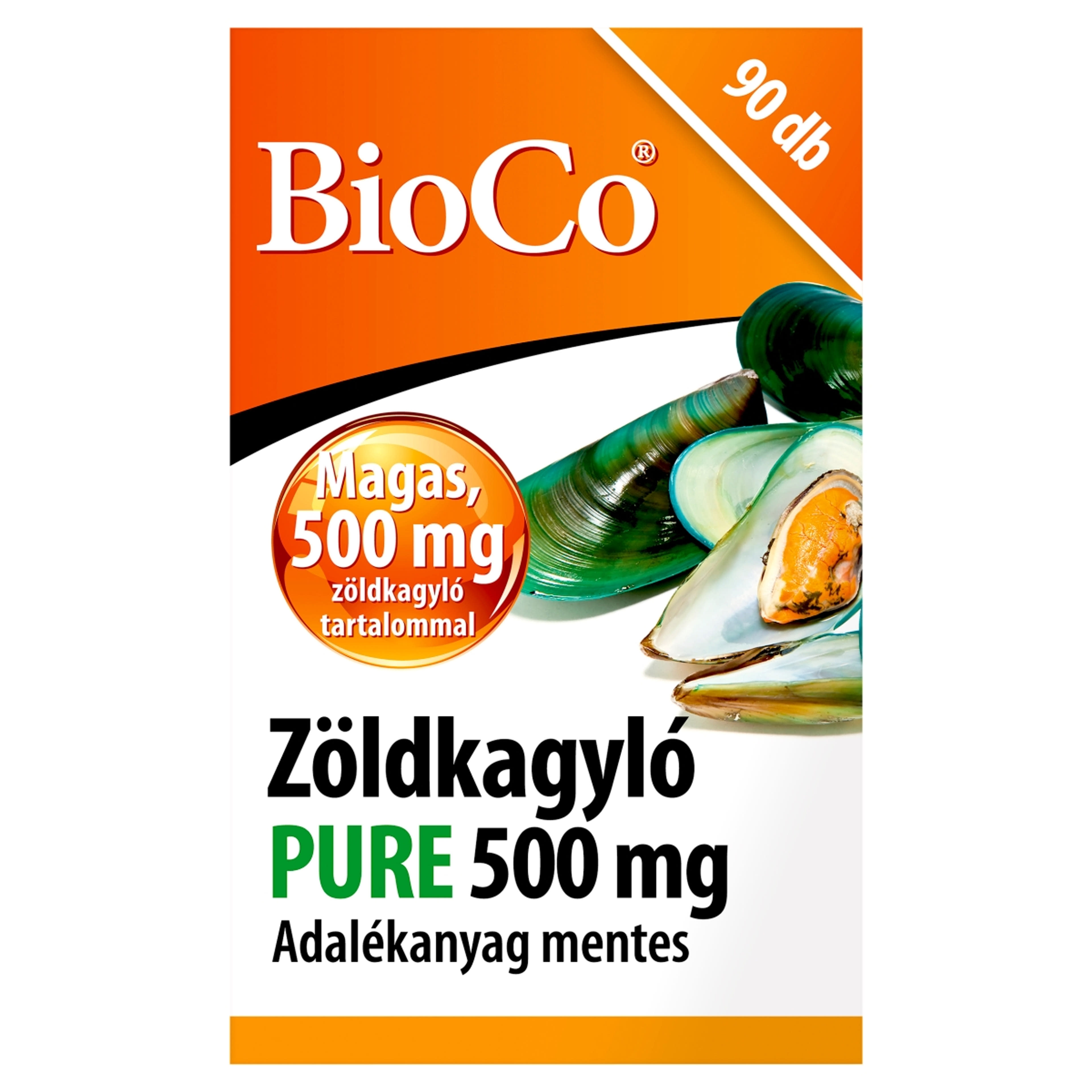 Bioco Zöldkagyló Pure étrenkiegészítő tabletta - 90 db