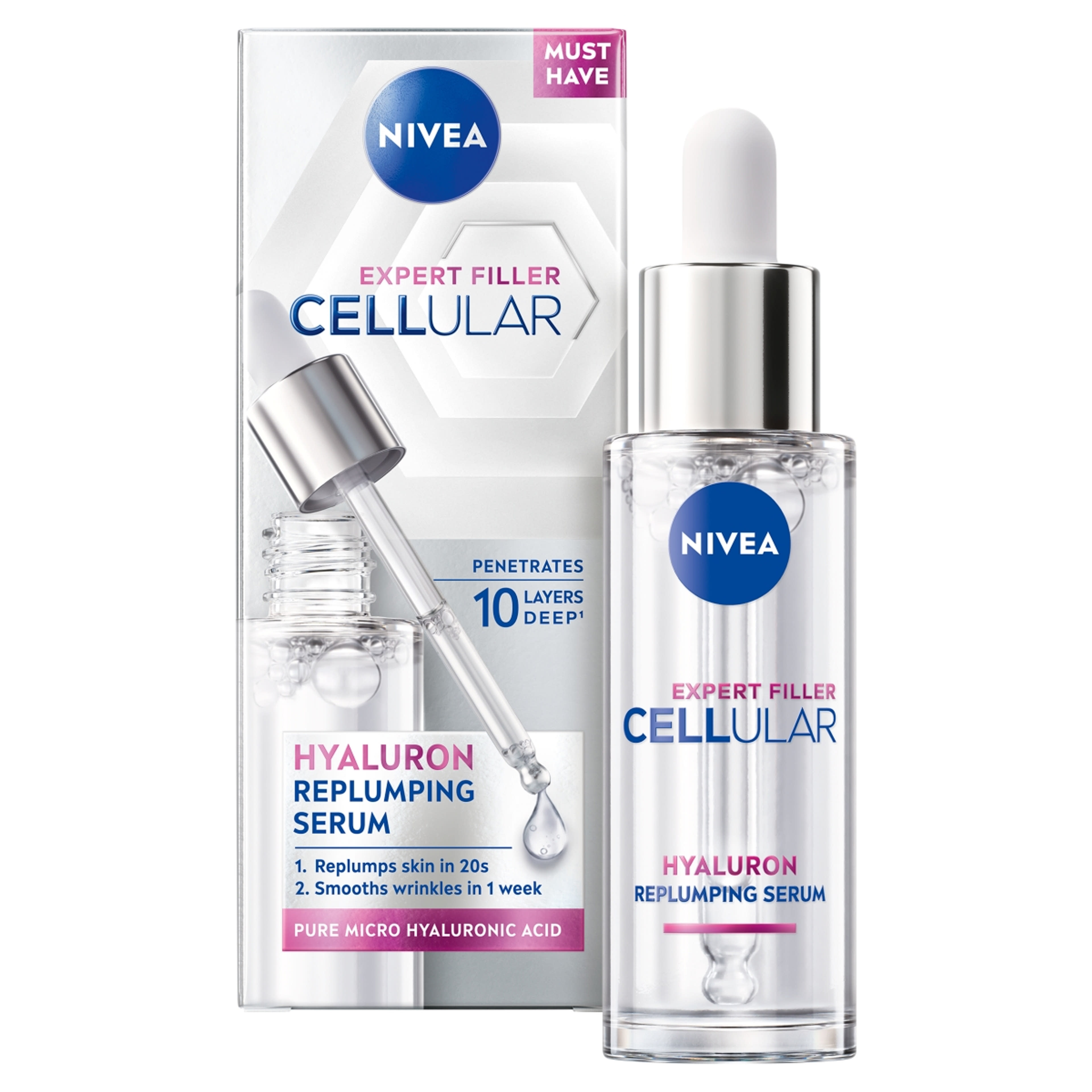 Nivea Cellular Expert Filler hialuron szérum - 30 ml-2