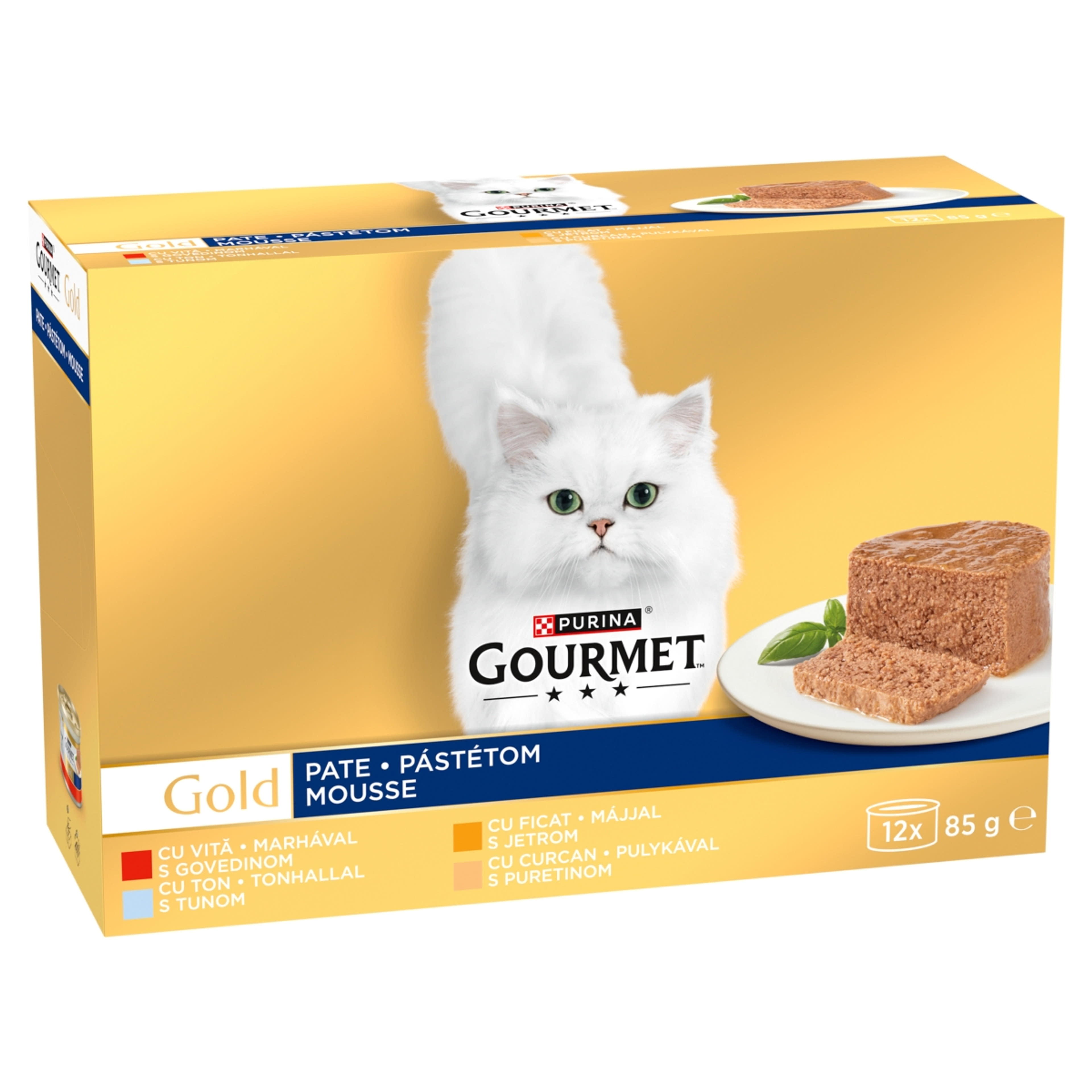 Purina Gourmet Gold pástétom nedves macskaeledel 12 x 85 g - 1020 g-2