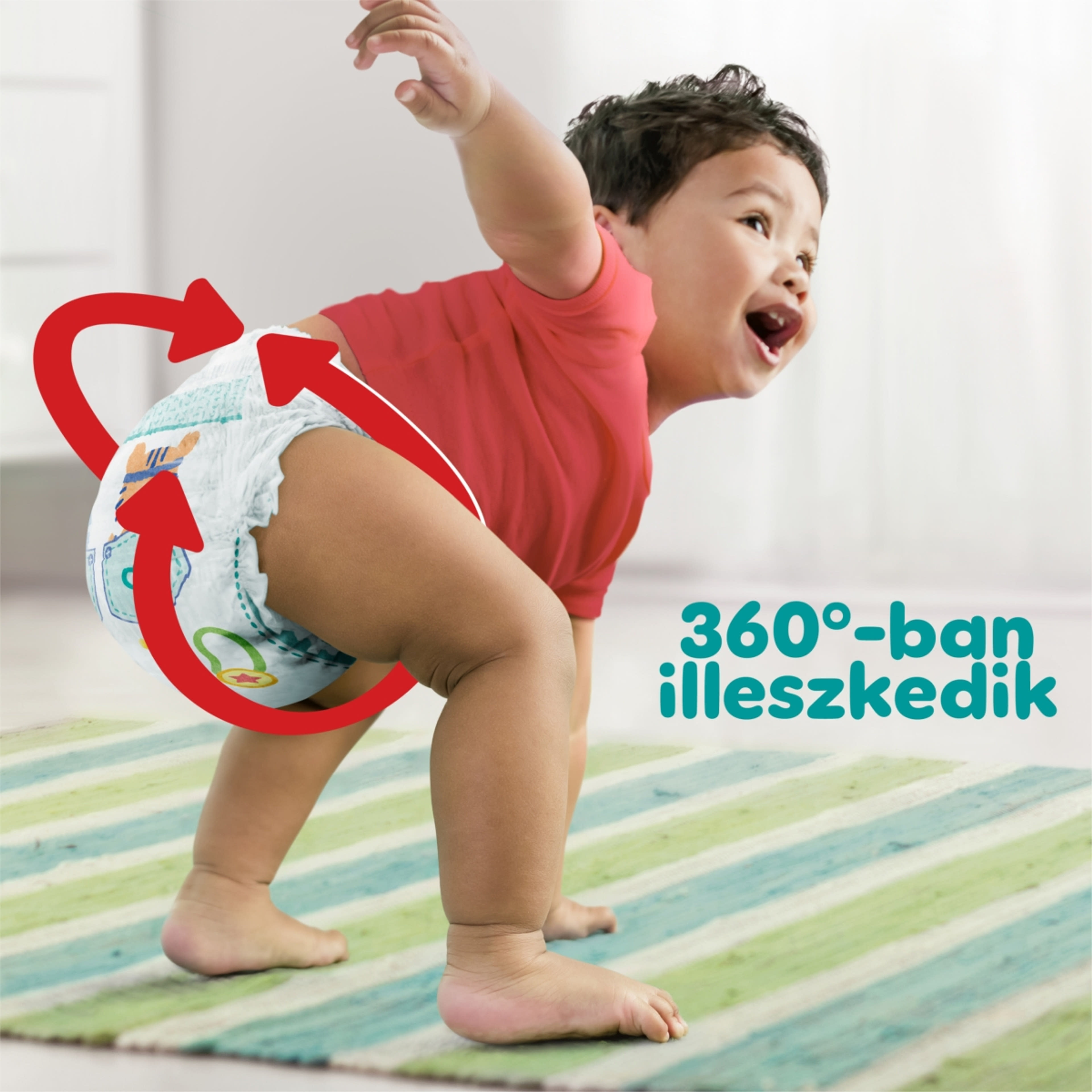 Pampers Pants bugyipelenka monthly pack 4-es 9-15 kg - 176 db-5
