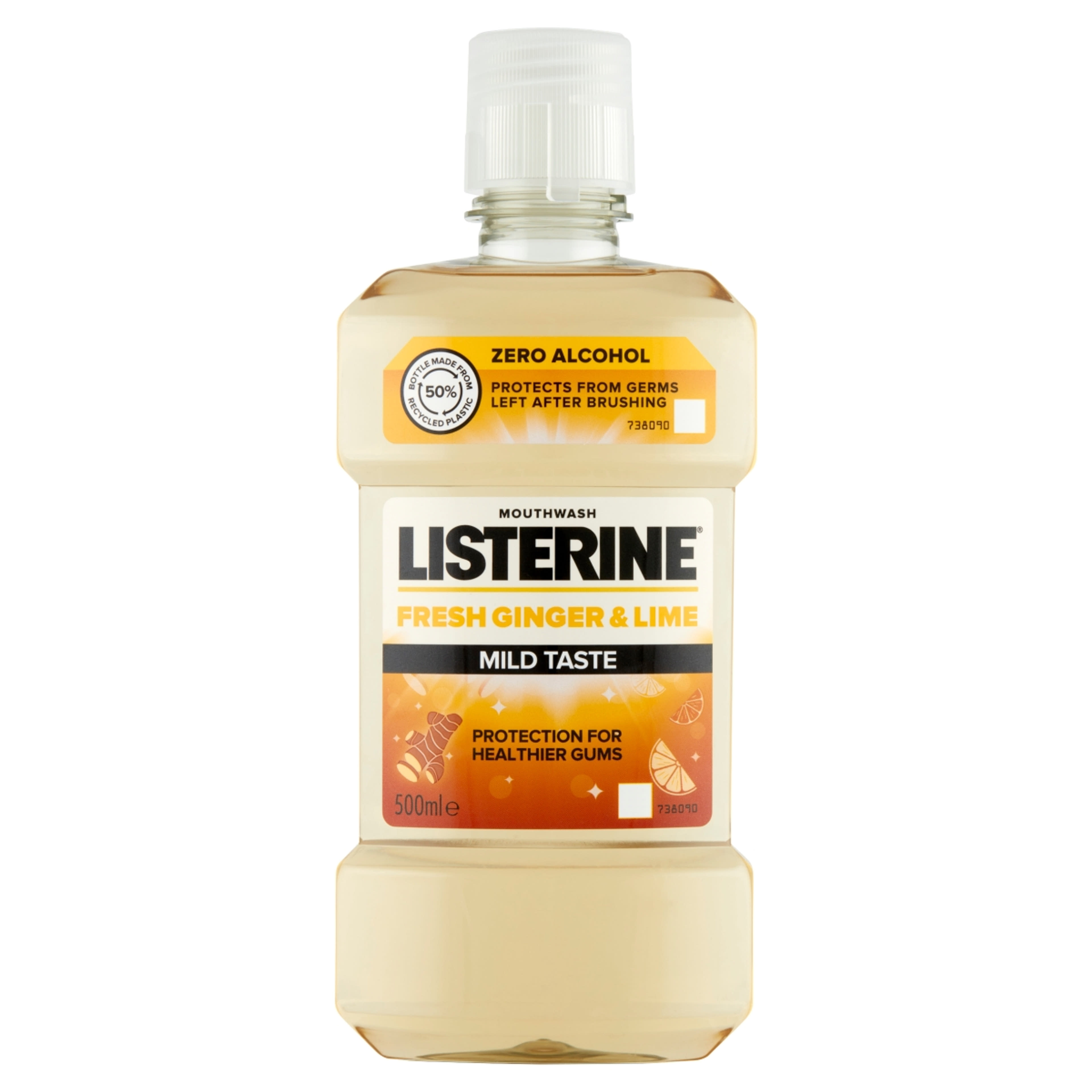Listerine Fresh Ginger&Lime Mild Taste szájvíz - 500 ml-1