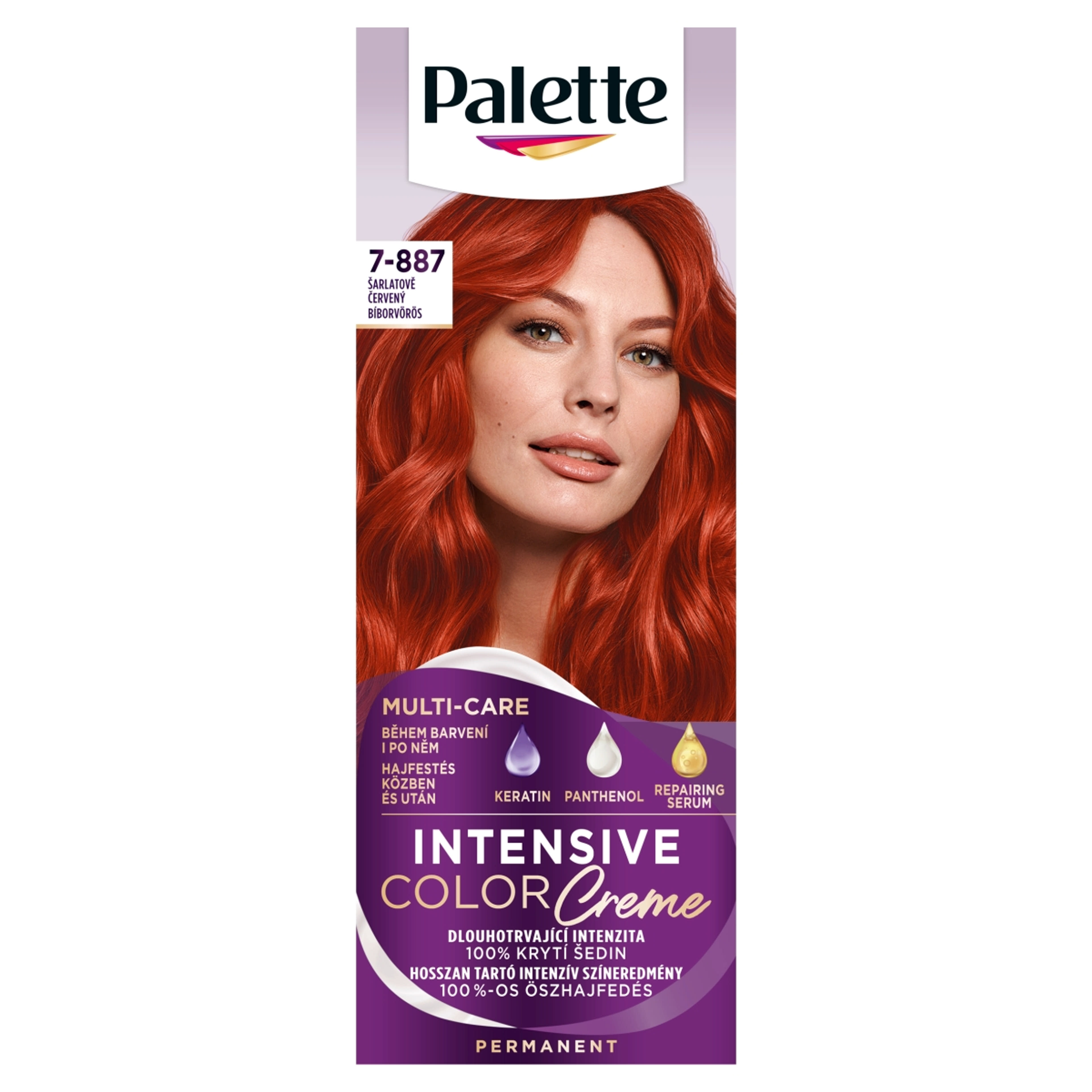 Schwarzkopf Palette Intensive Color Creme hajfesték RV6 bíborvörös - 1 db