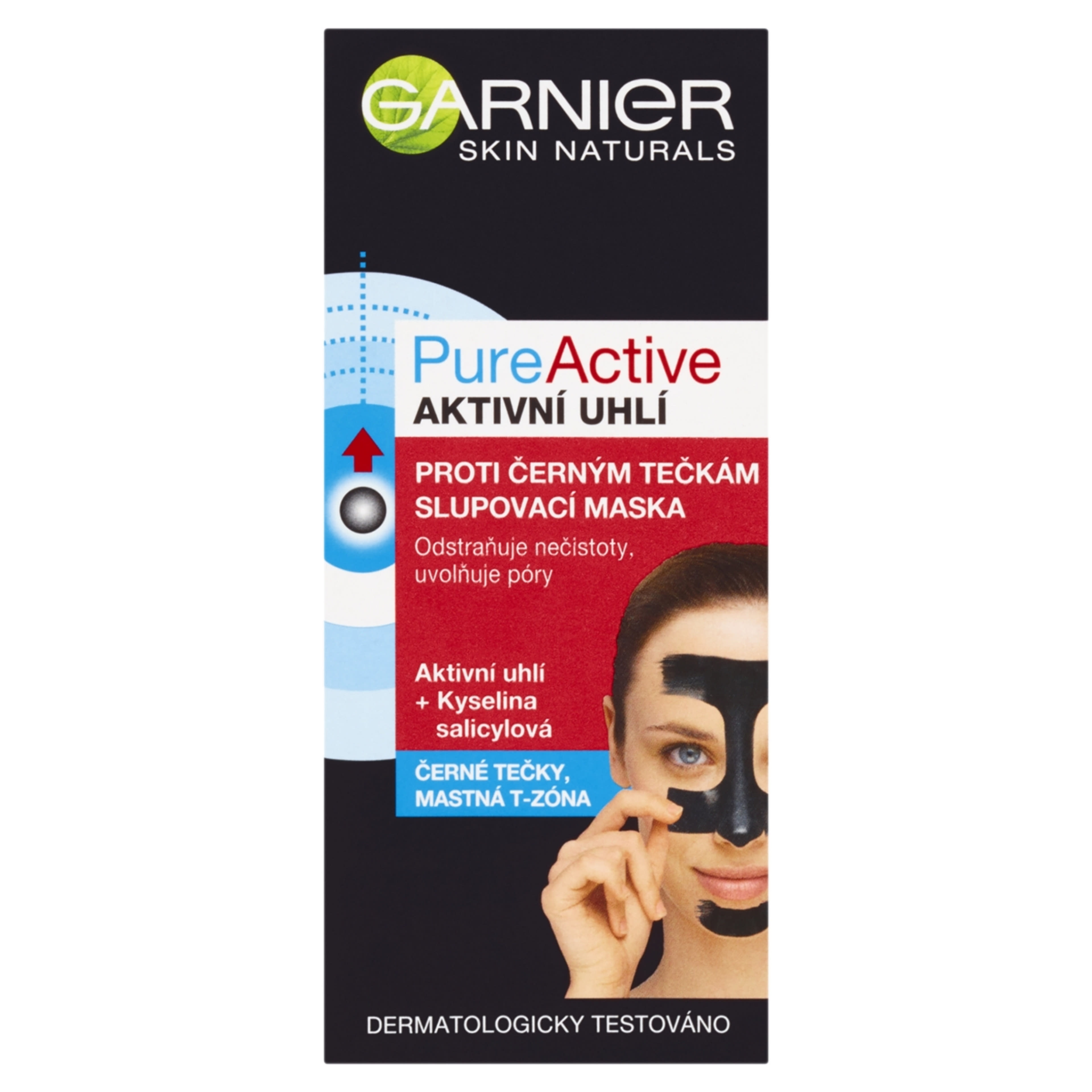 Garnier Skin Naturals Pure Active lehúzható maszk mitesszerek ellen - 50 ml-1