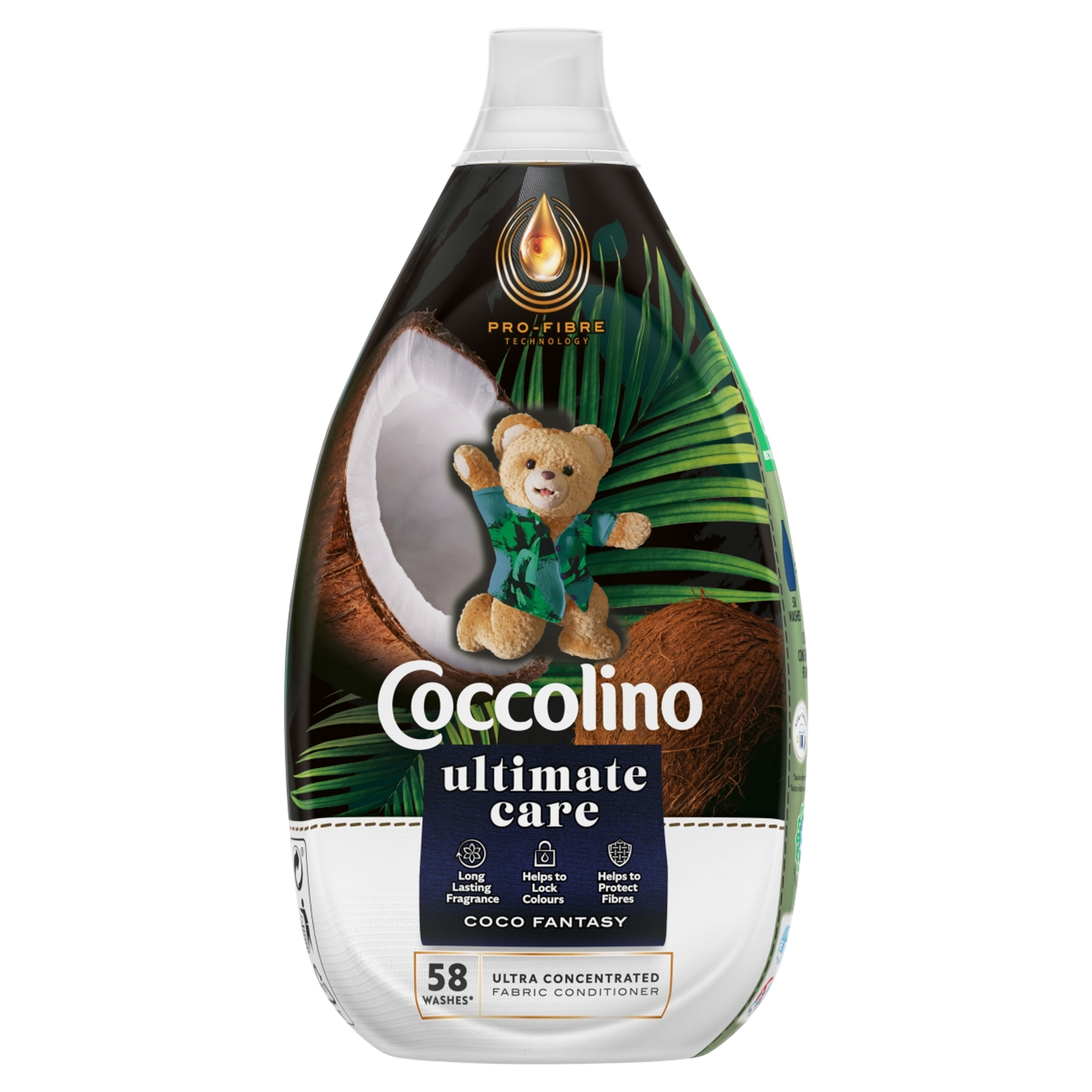 Coccolino Ultimate Care Coco Fantasy ultrakoncentrált öblítő 58 mosás - 870 ml-1