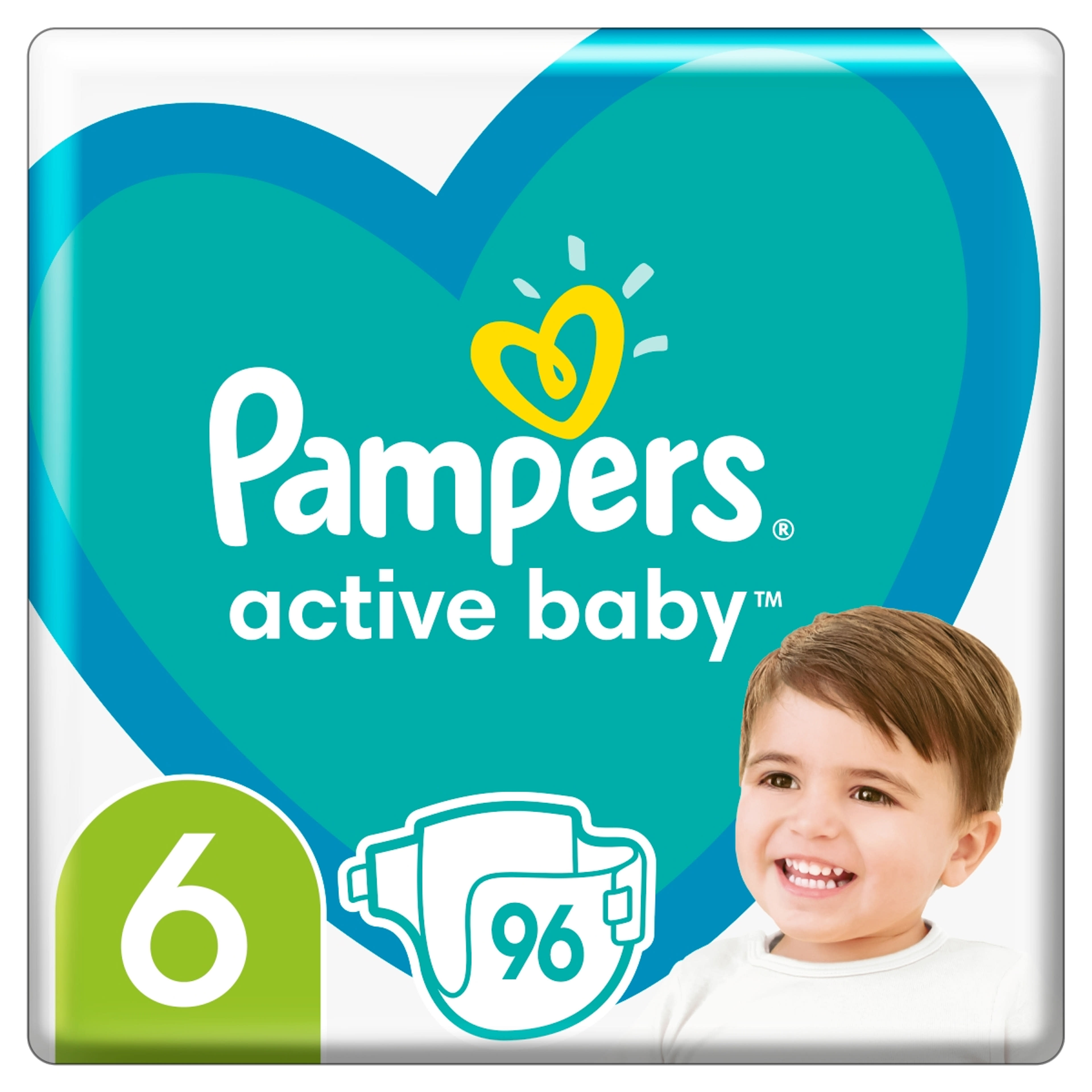 Pampers active baby mega pack+ 6-os 13-18kg - 96 db-8
