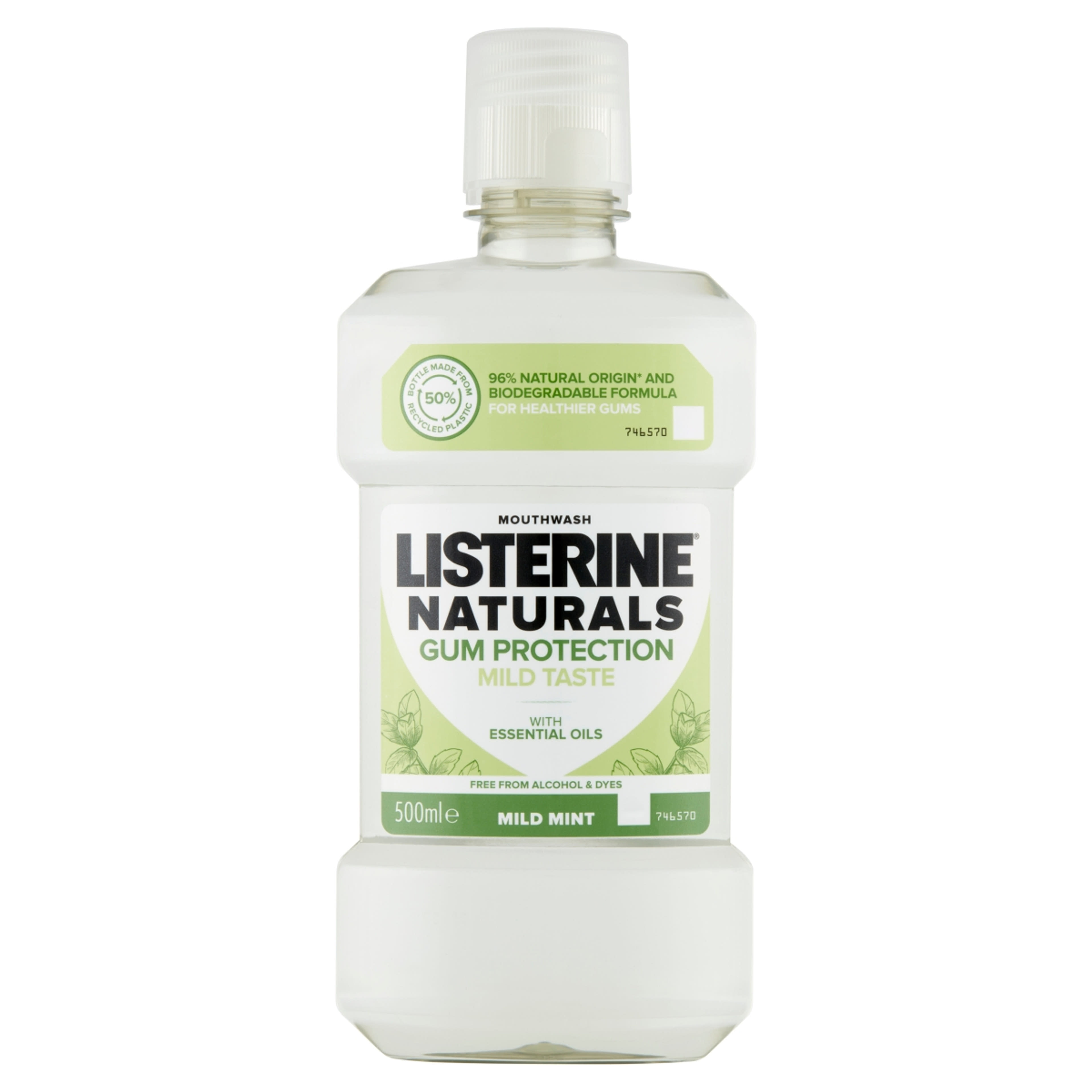 Listerine Naturals Gum Protection Mild Taste szájvíz - 500 ml