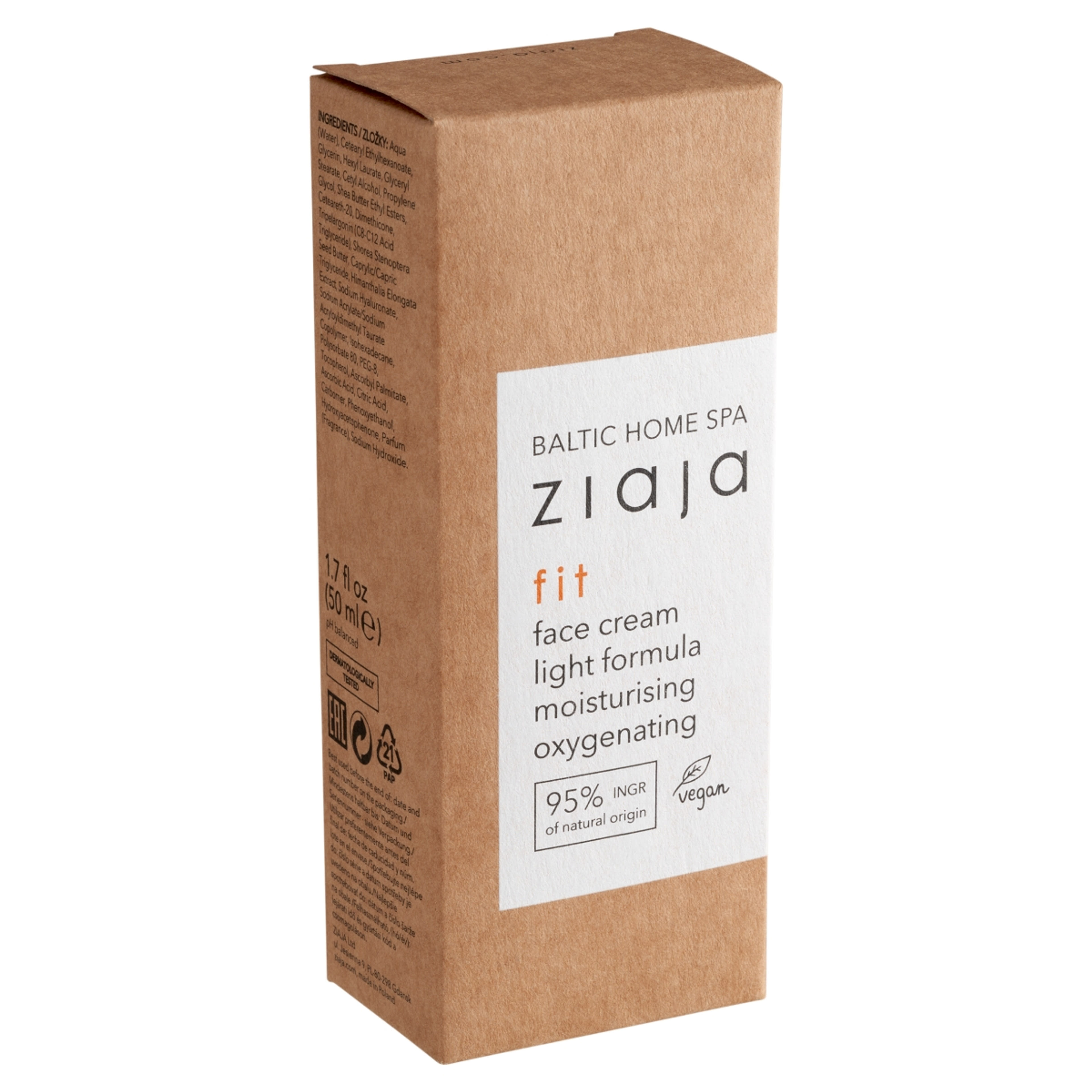 Ziaja Baltic Home Spa fit light formula arckrém – 50 ml-2