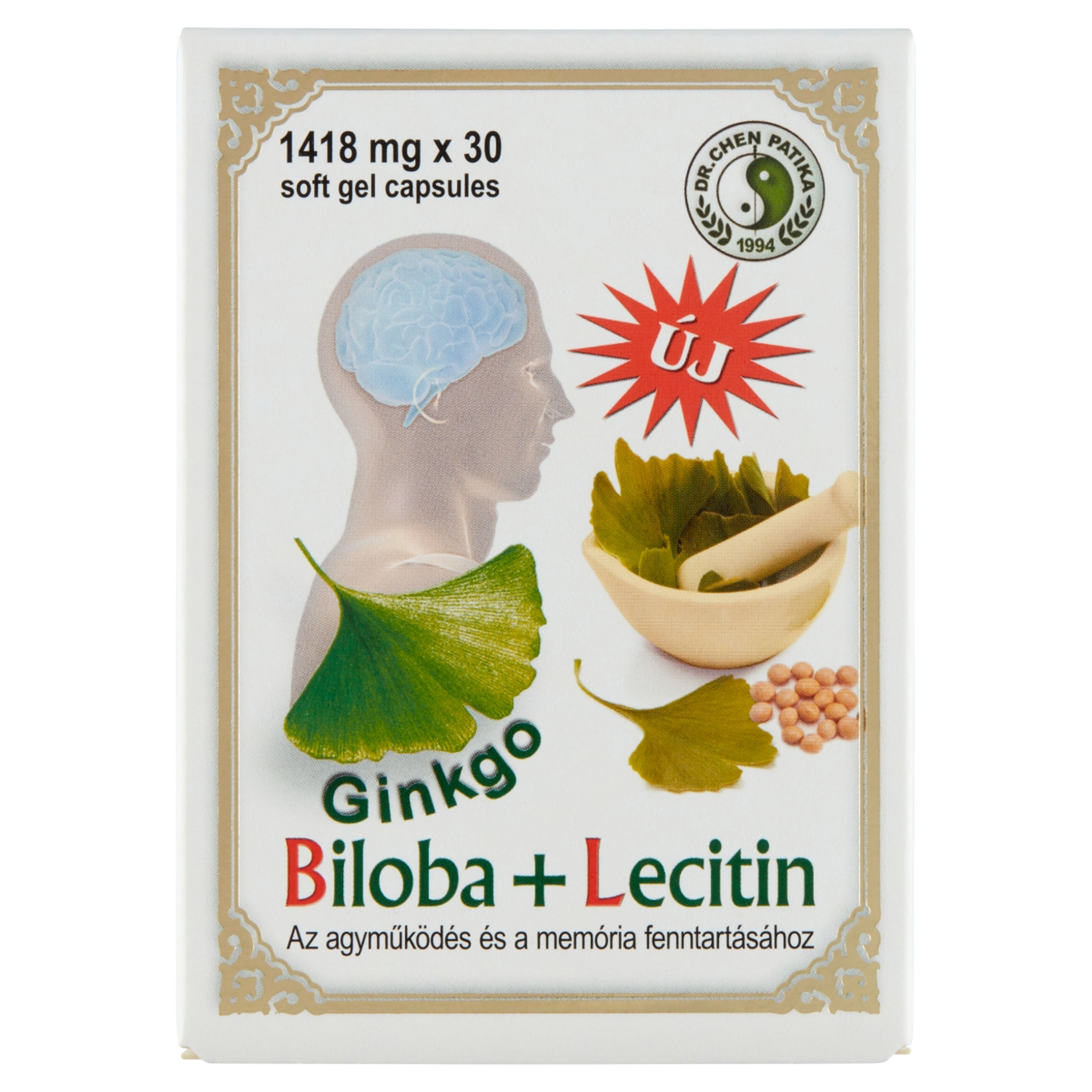 Dr.Chen Patika Ginko Bilboa+Lecitin kapszula - 30 db-1