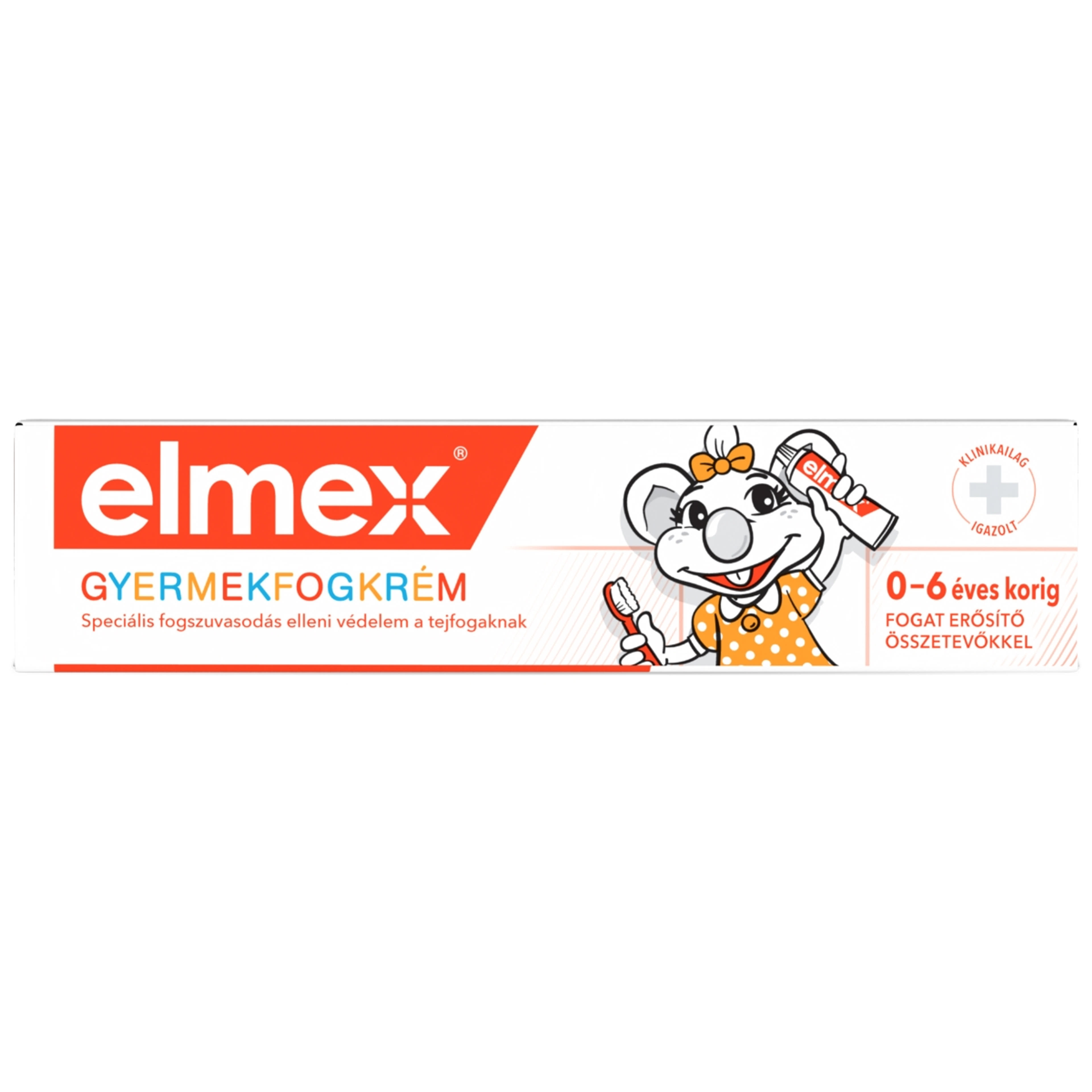 Elmex Kids gyerek fogkrém 0-6 éves gyermekeknek - 50 ml-1