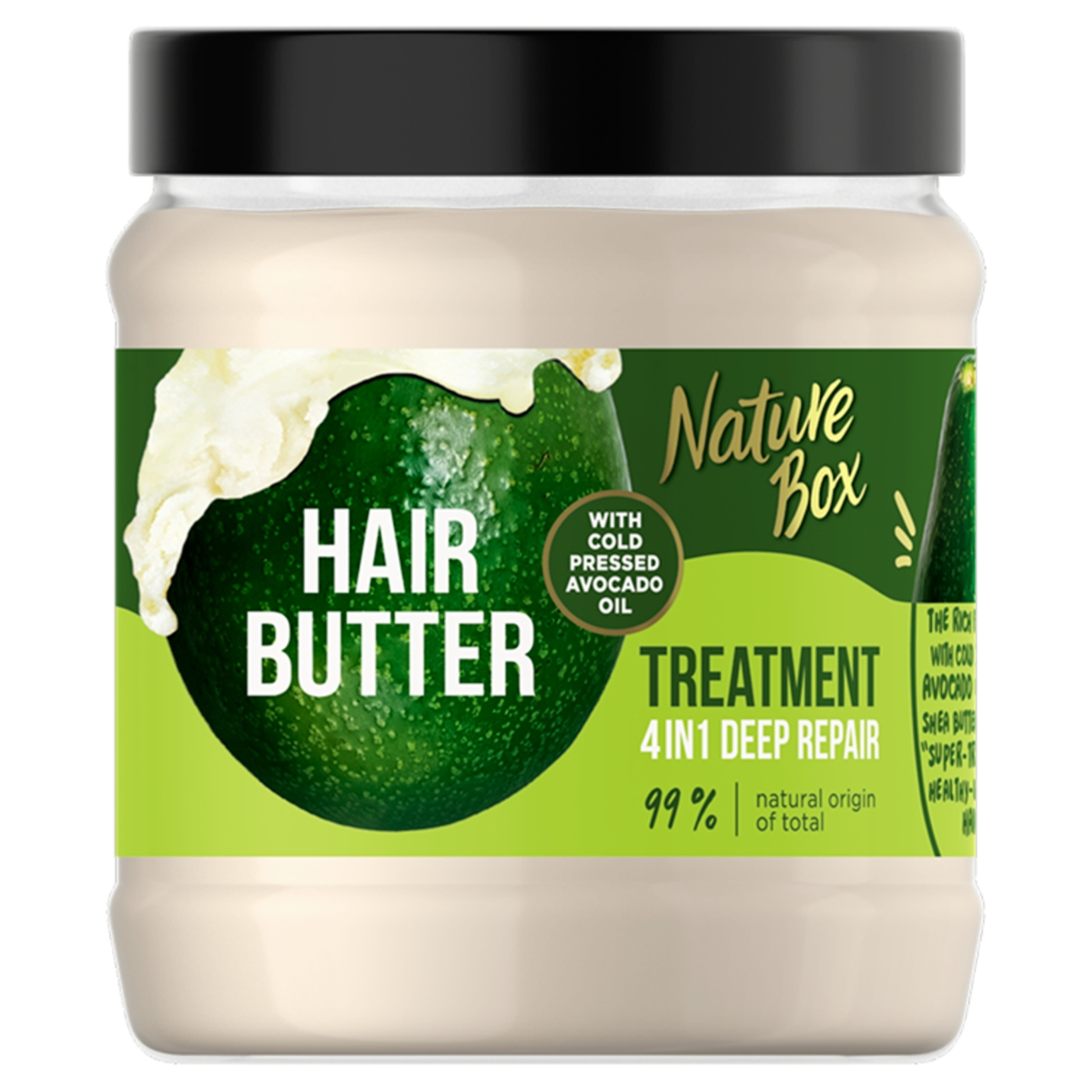 Nature Box Avokádó Hair Butter 4 az 1-ben tápláló hajpakolás - 300 ml-1