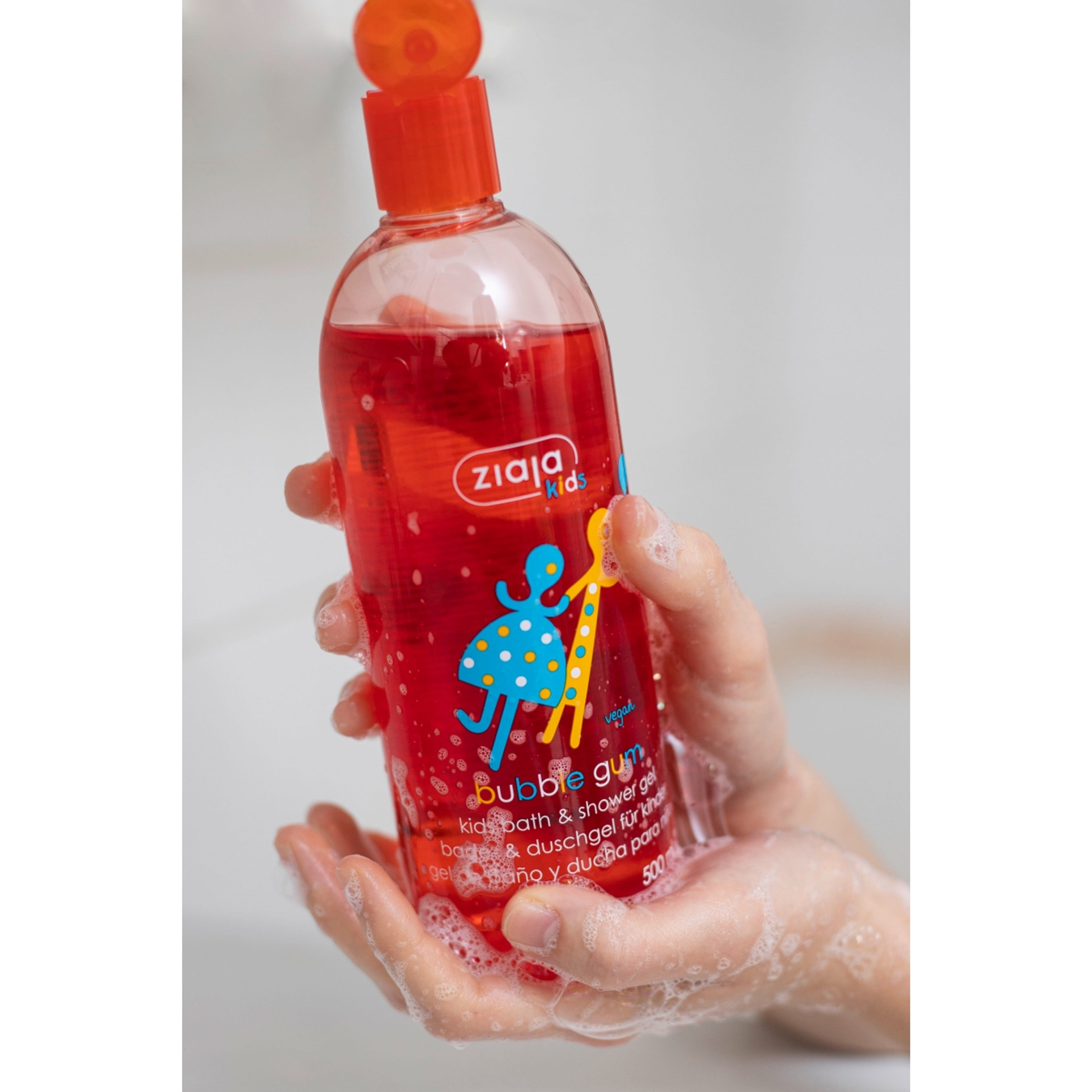 Ziaja gyerek hab- és tusfürdő rágógumi illat - 500 ml-2