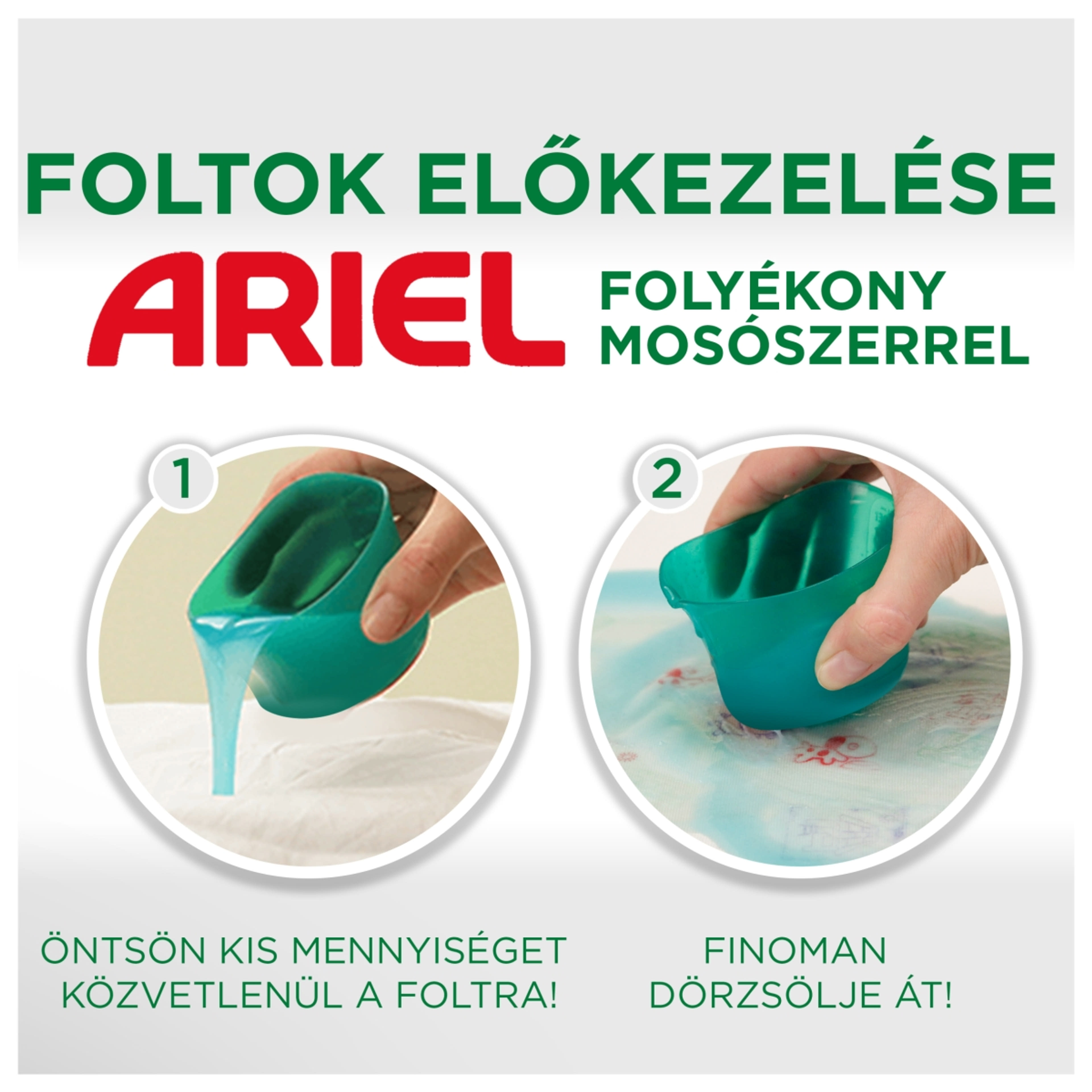 Ariel Mountain Spring Clean & Fresh folyékony mosószer, 43 mosáshoz - 2150 ml-5