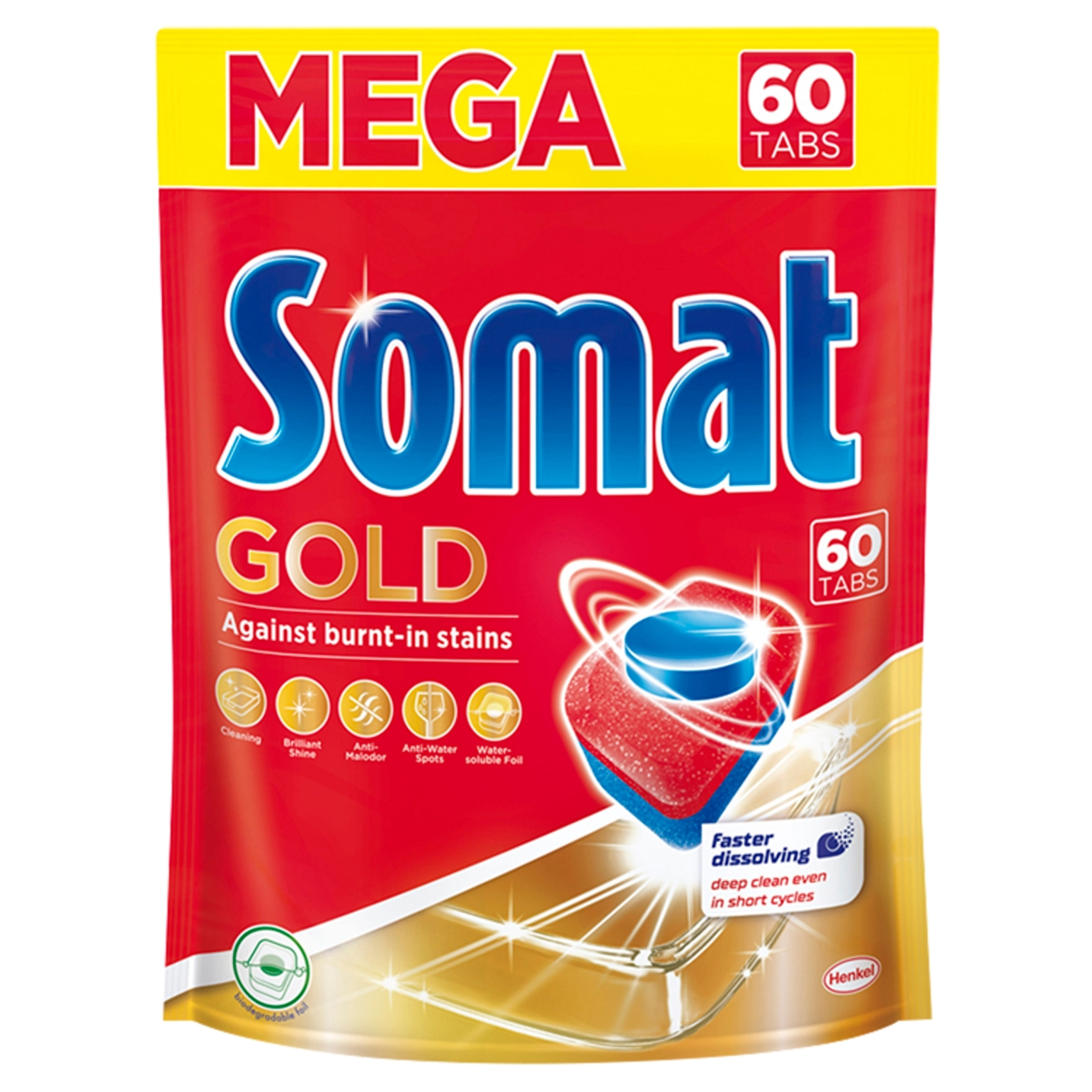 Somat Gold mosogatógép tabletta, 60 mosás - 60 db-1