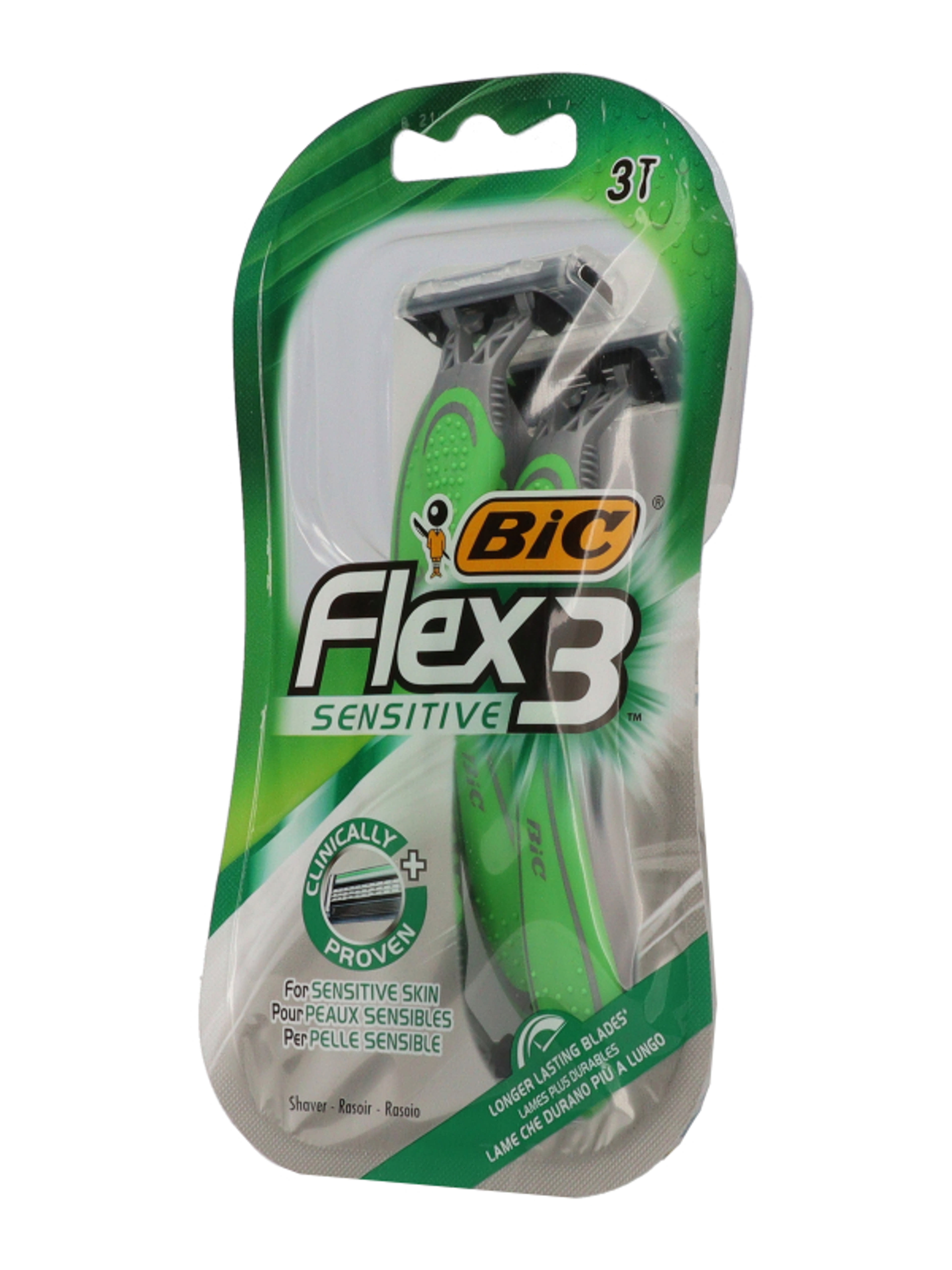 Bic flex3 sensitive eldobható borotva 3 pengés - 3 db-3