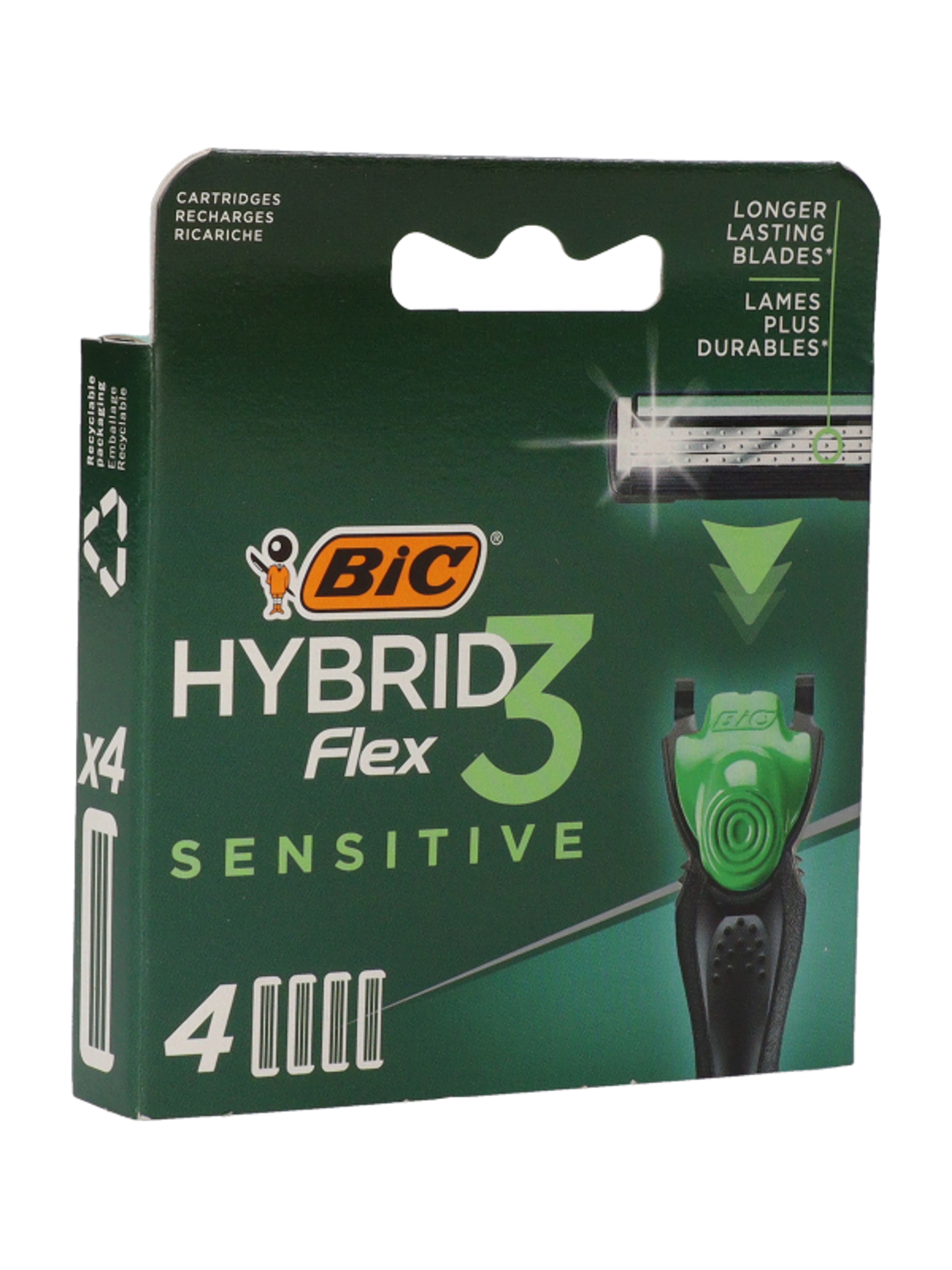 Bic flex3 hybrid sensitive borotvabetét - 4 db-5