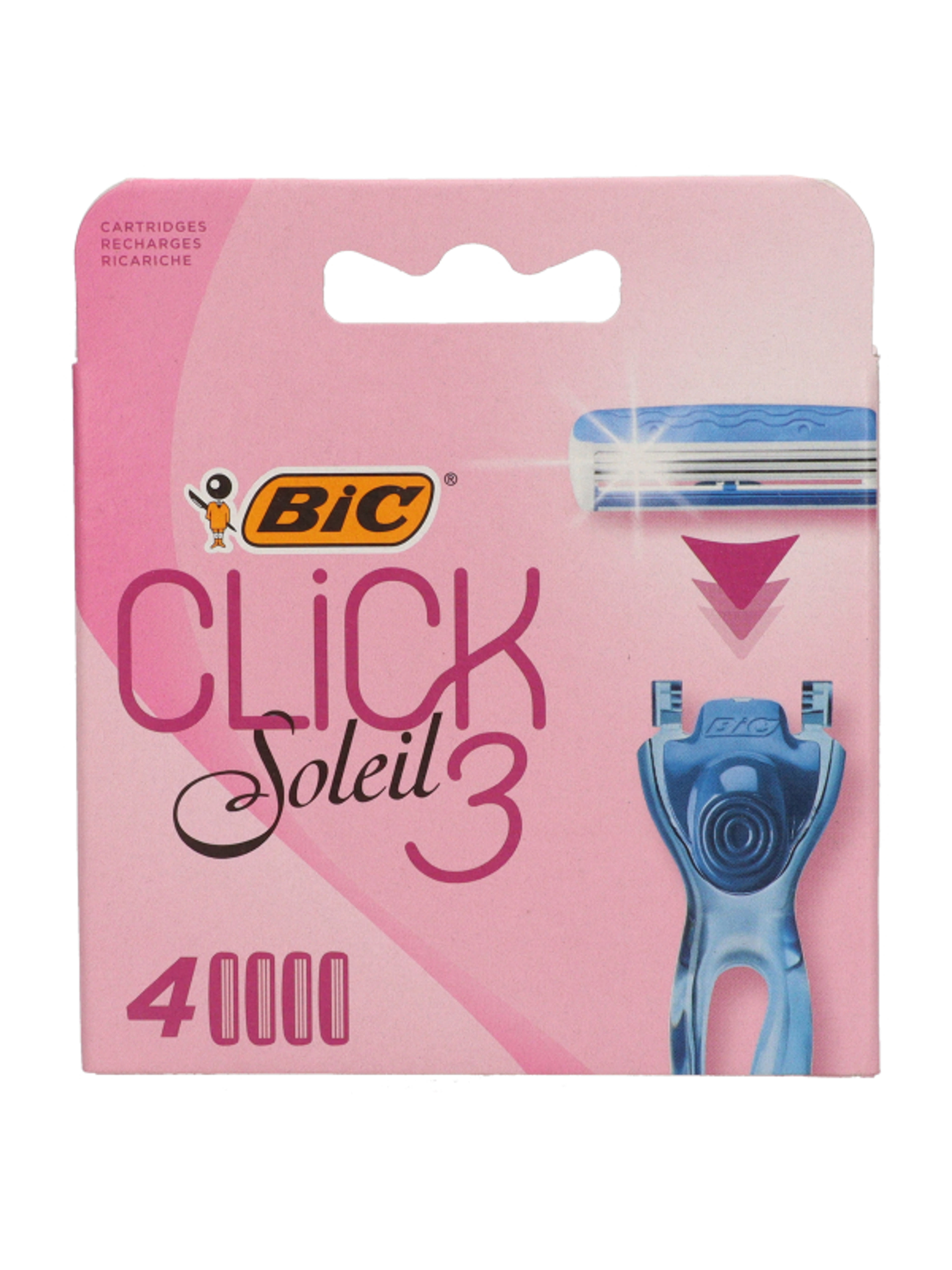 BIC Soleil Click3 3 pengés borotvabetét - 4 db-2