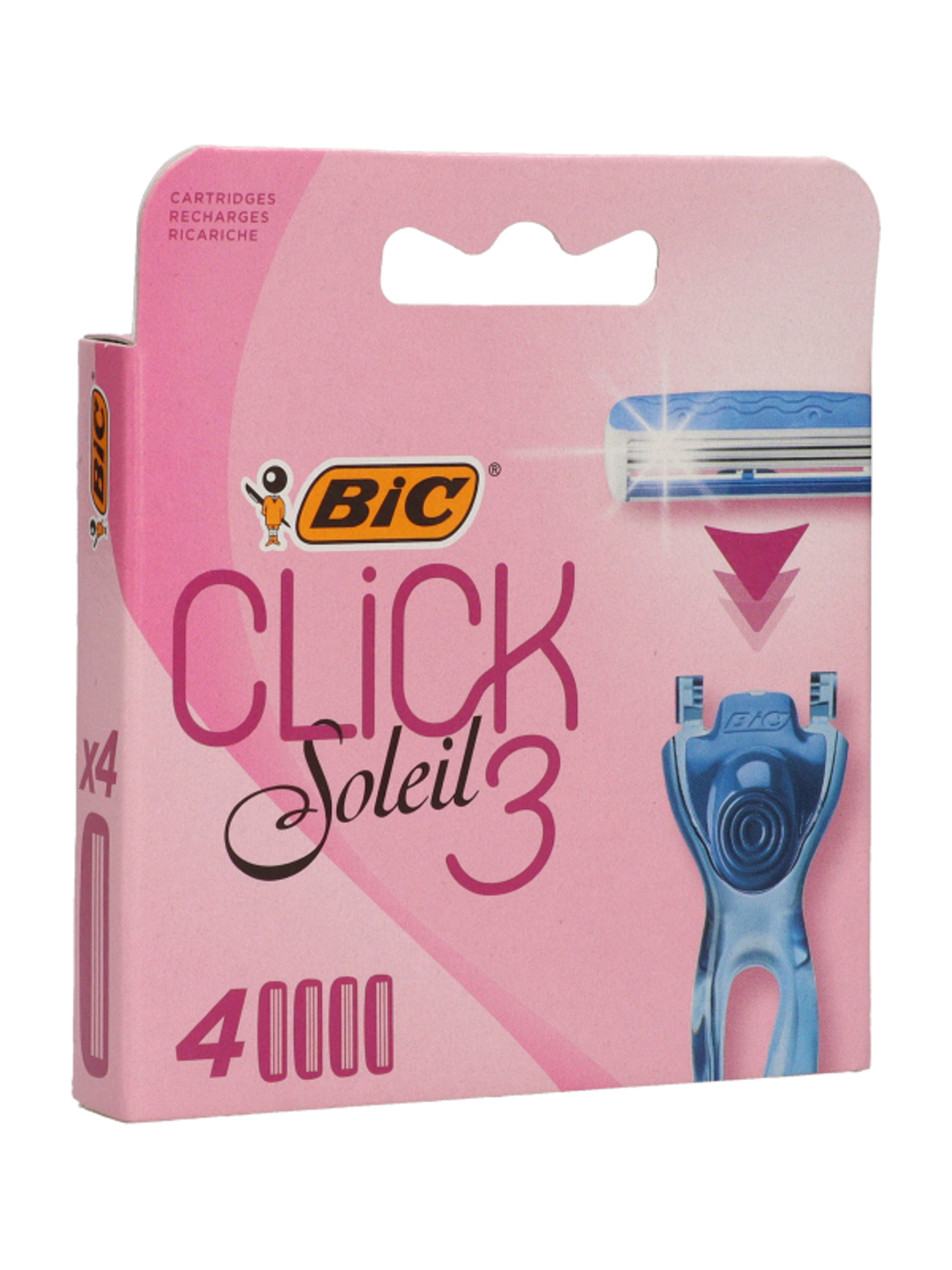 BIC Soleil Click3 3 pengés borotvabetét - 4 db-5