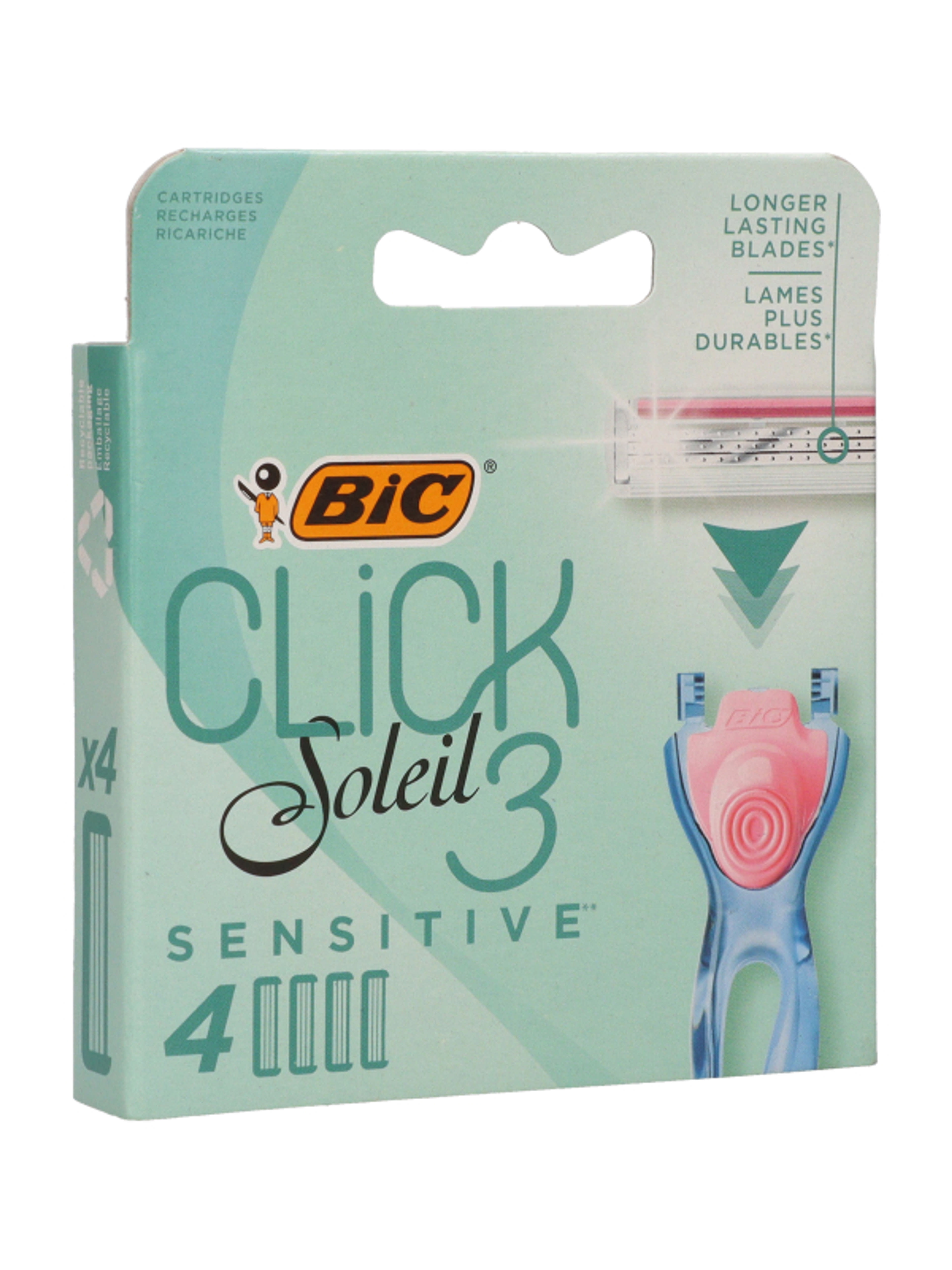 BIC Soleil Click3 Sensitive 3 pengés borotva betét - 4 db-5