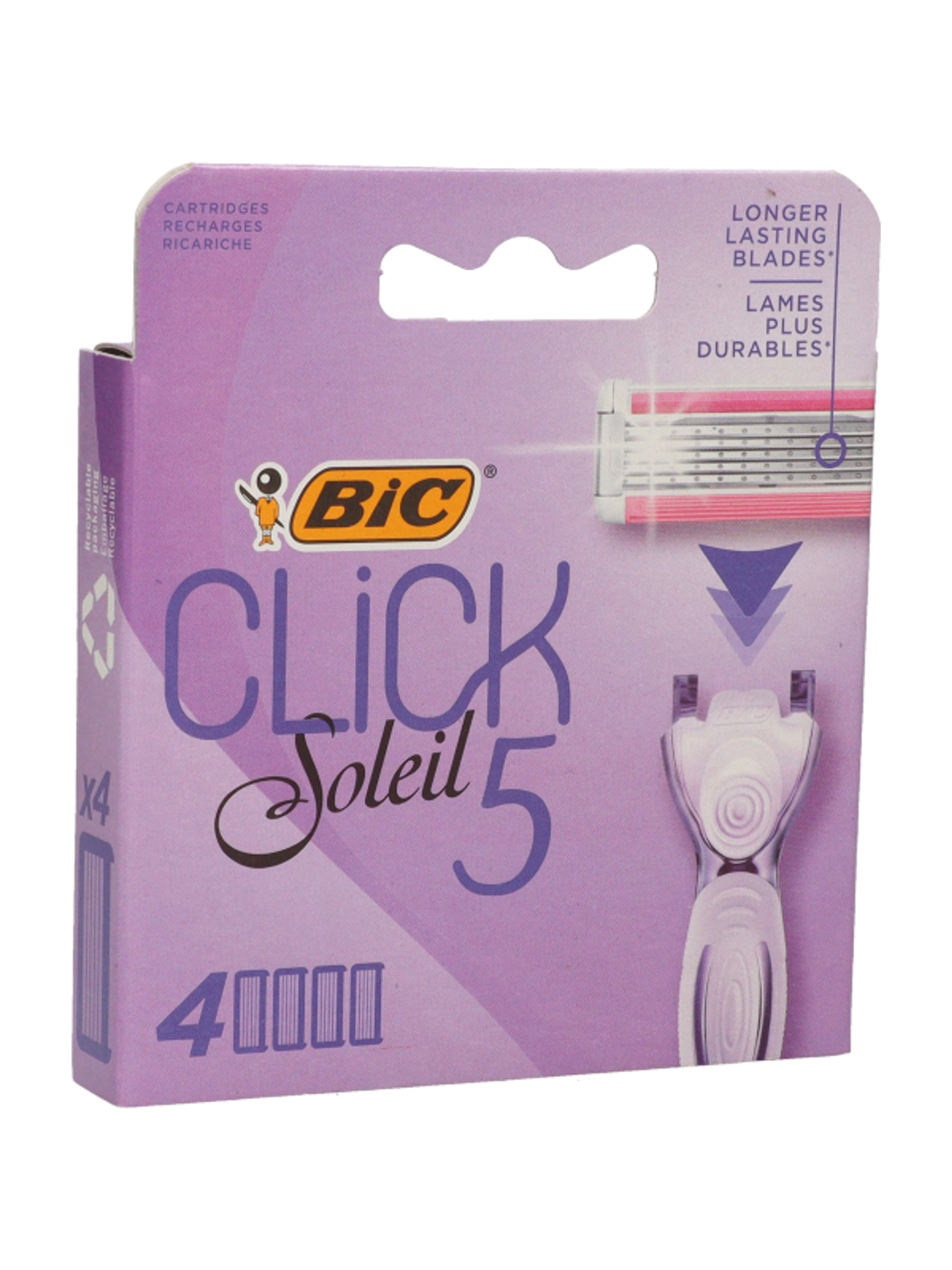 Bic Soleil Click5 borotvabetét 5 pengés - 4 db-5