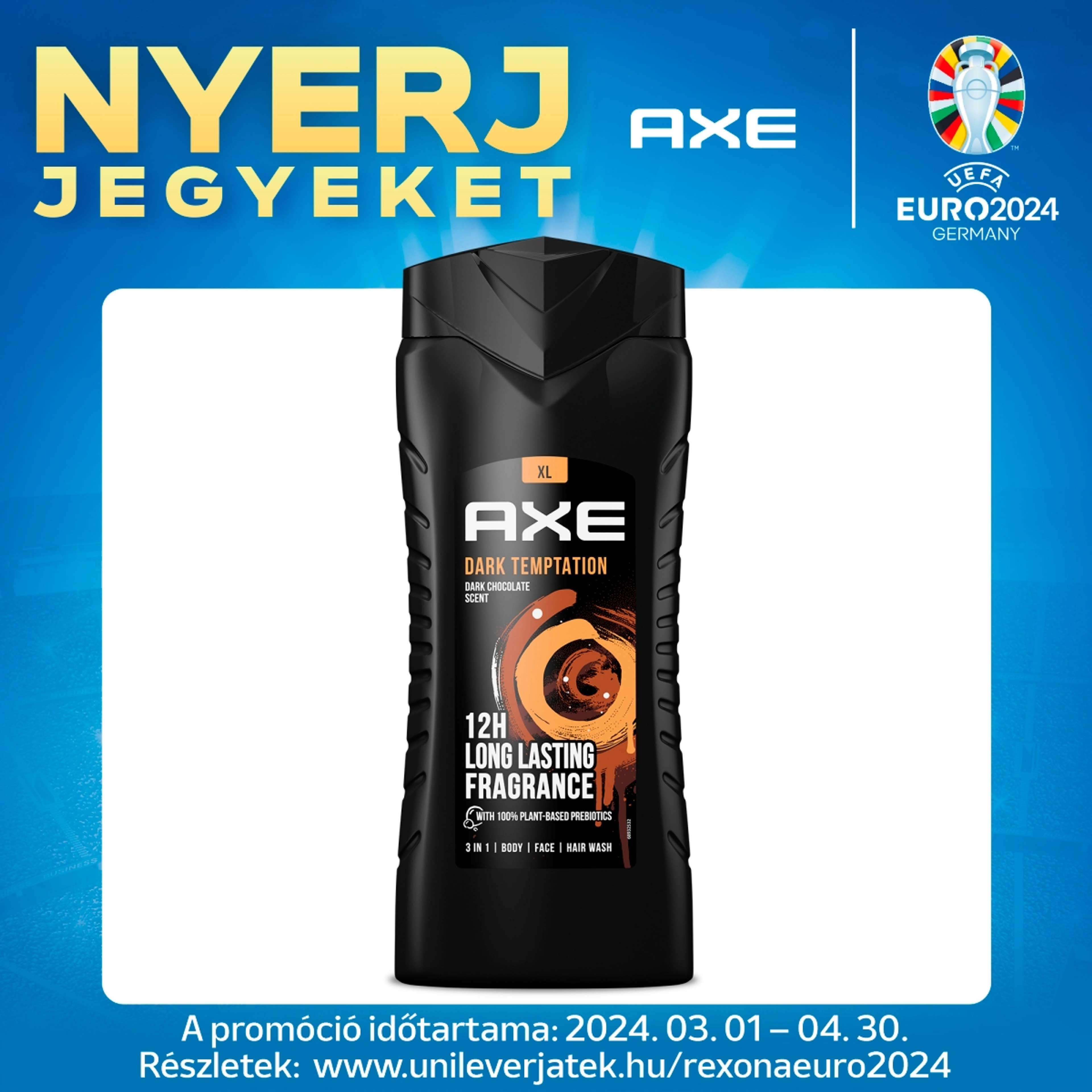 Axe Dark Temptation férfi tusfürdő - 400 ml
