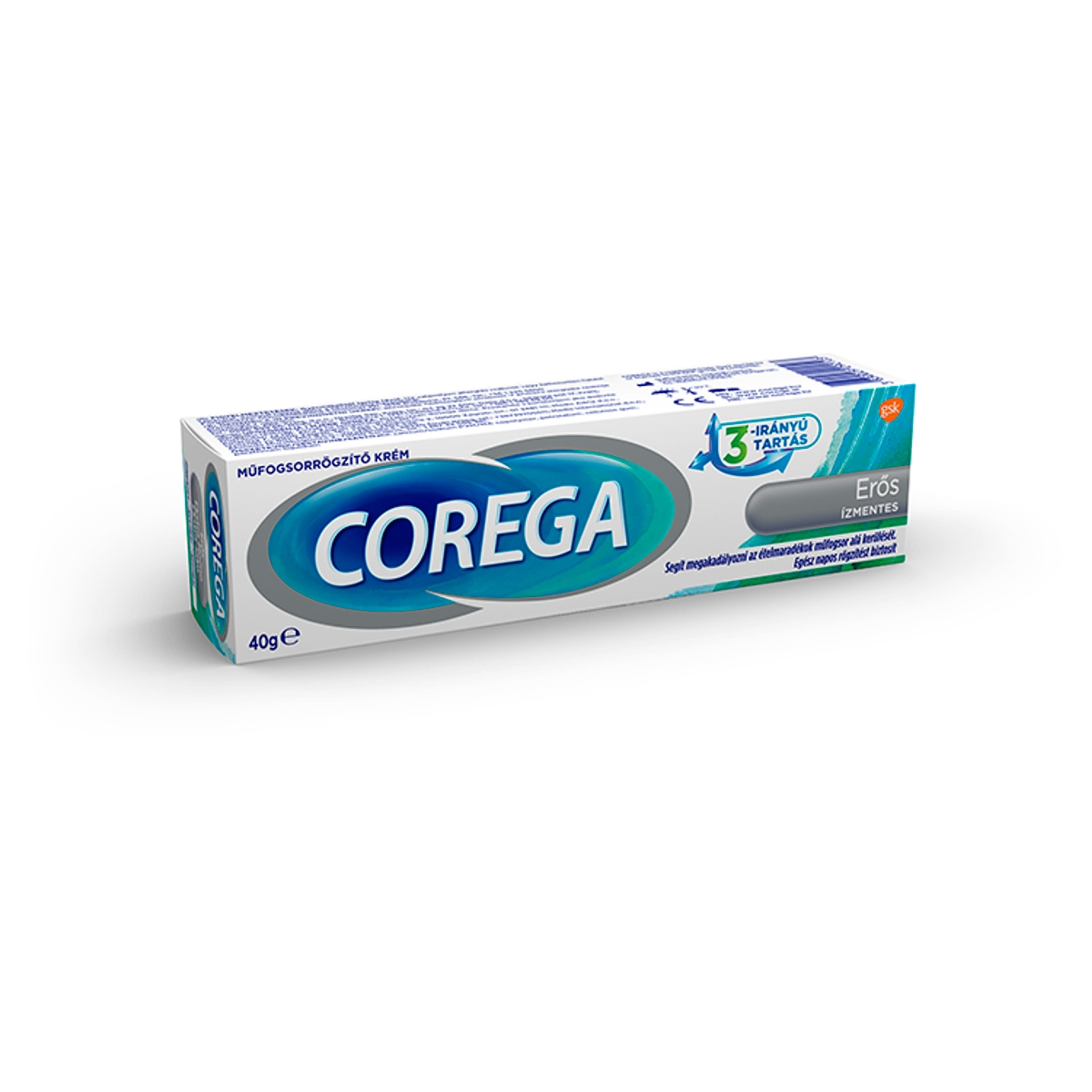 Corega Fix&Fresh ízmentes ultraerős műfogsorrögzítő krém - 40 g-3