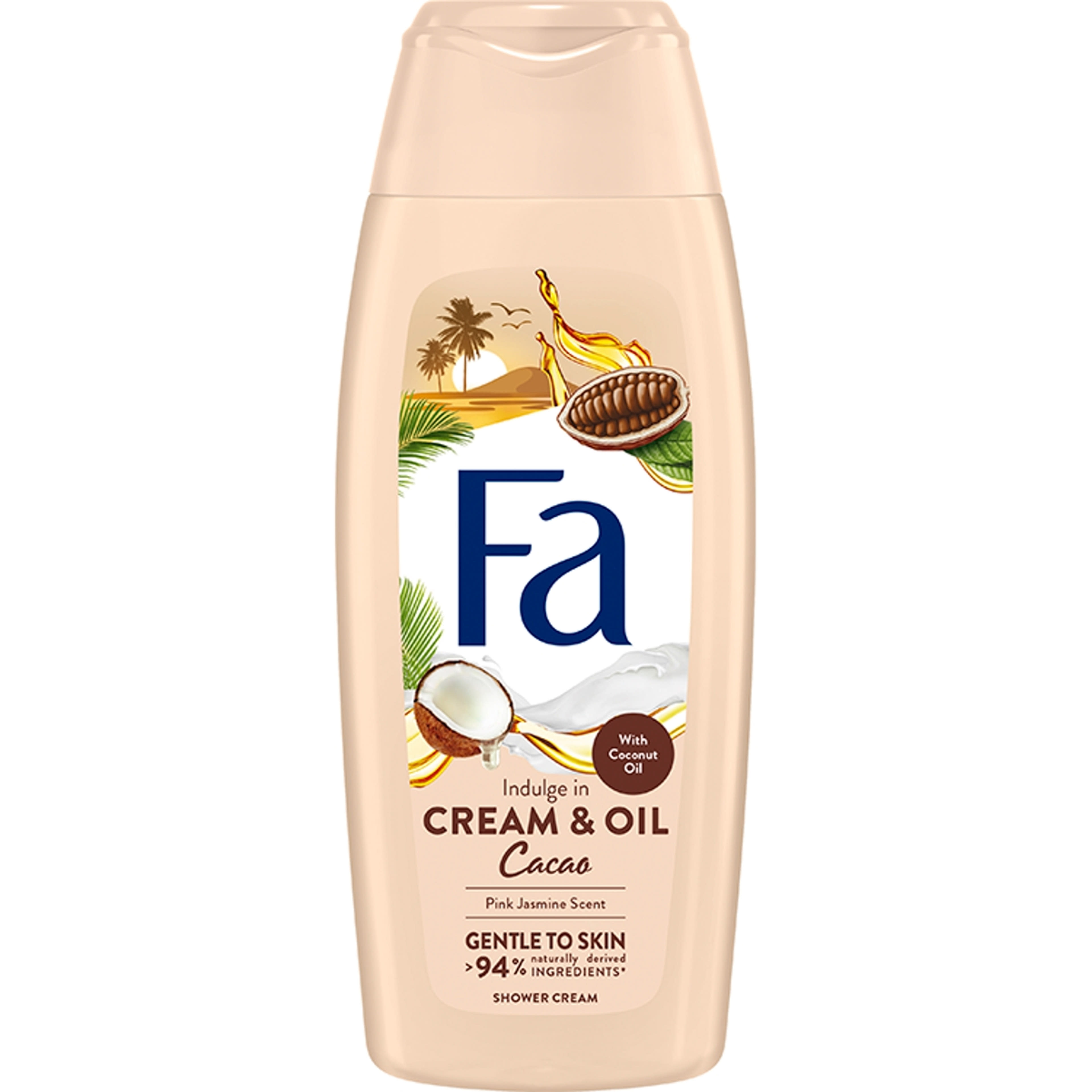 Fa Cream & Oil Cacao krémtusfürdő kakaóvaj illattal - 400 ml