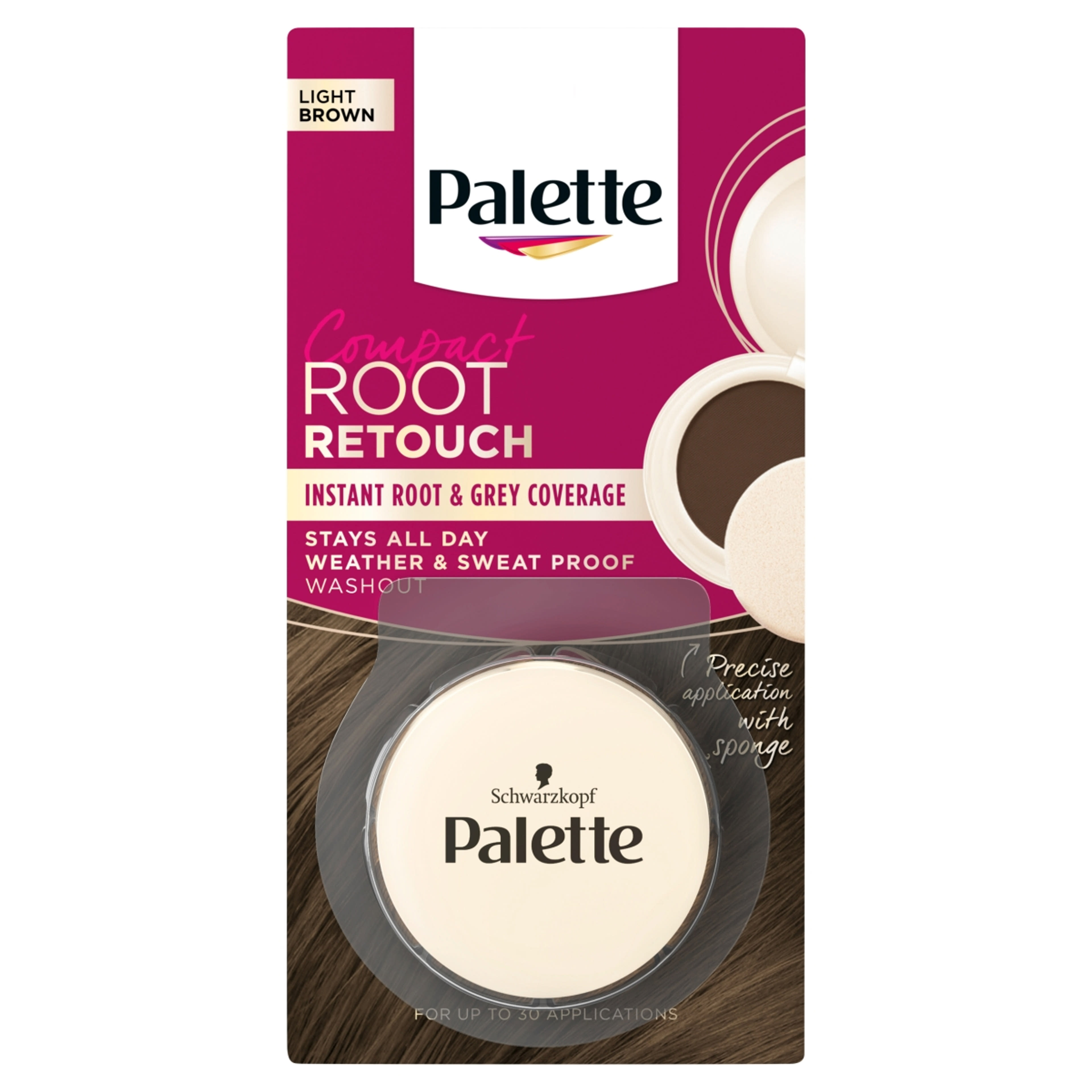 Palette lenövést elfedő hajszínező világosbarna - 1 db-1