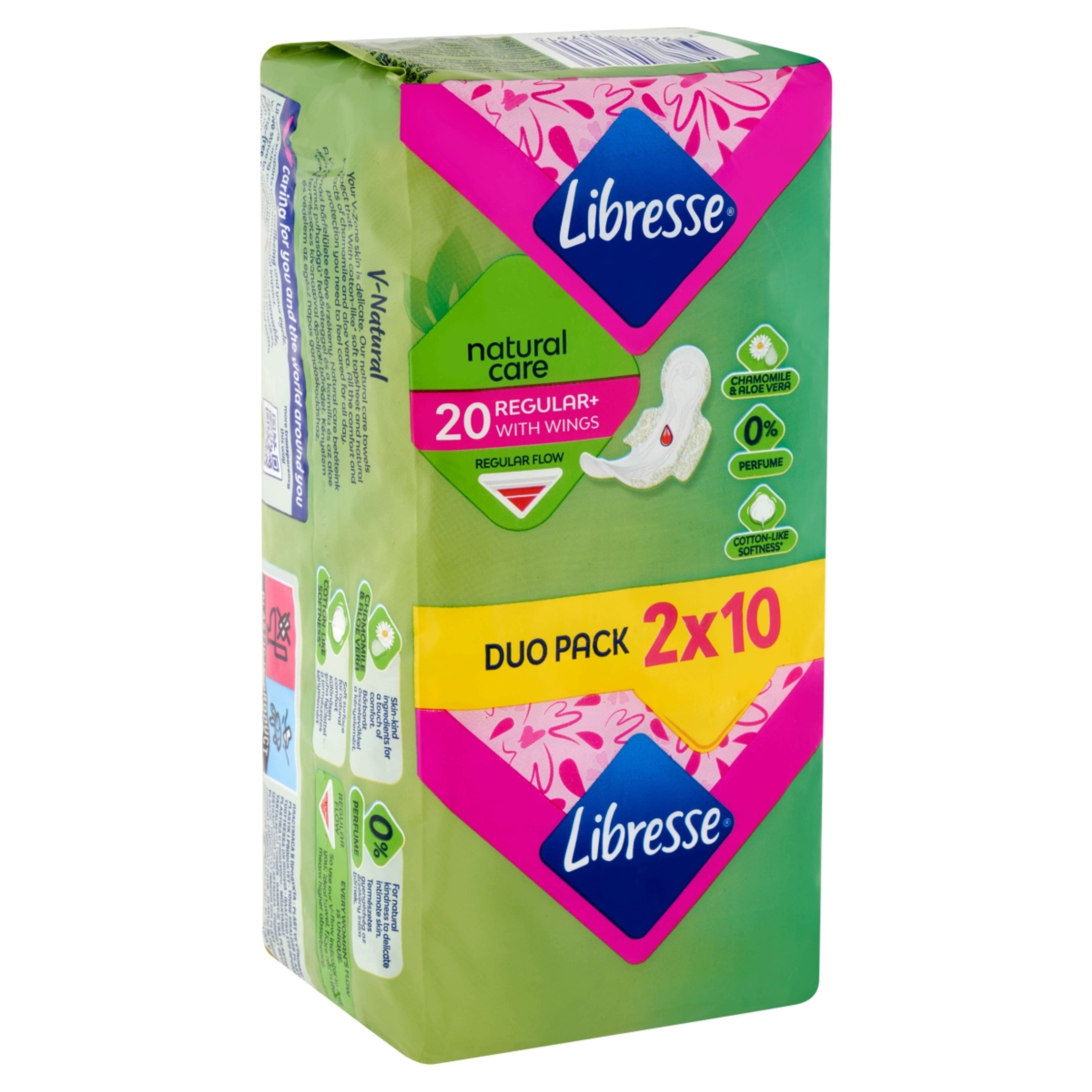 Libresse Natural Care Ultra Normal egészségügyi betét - 20 db-2