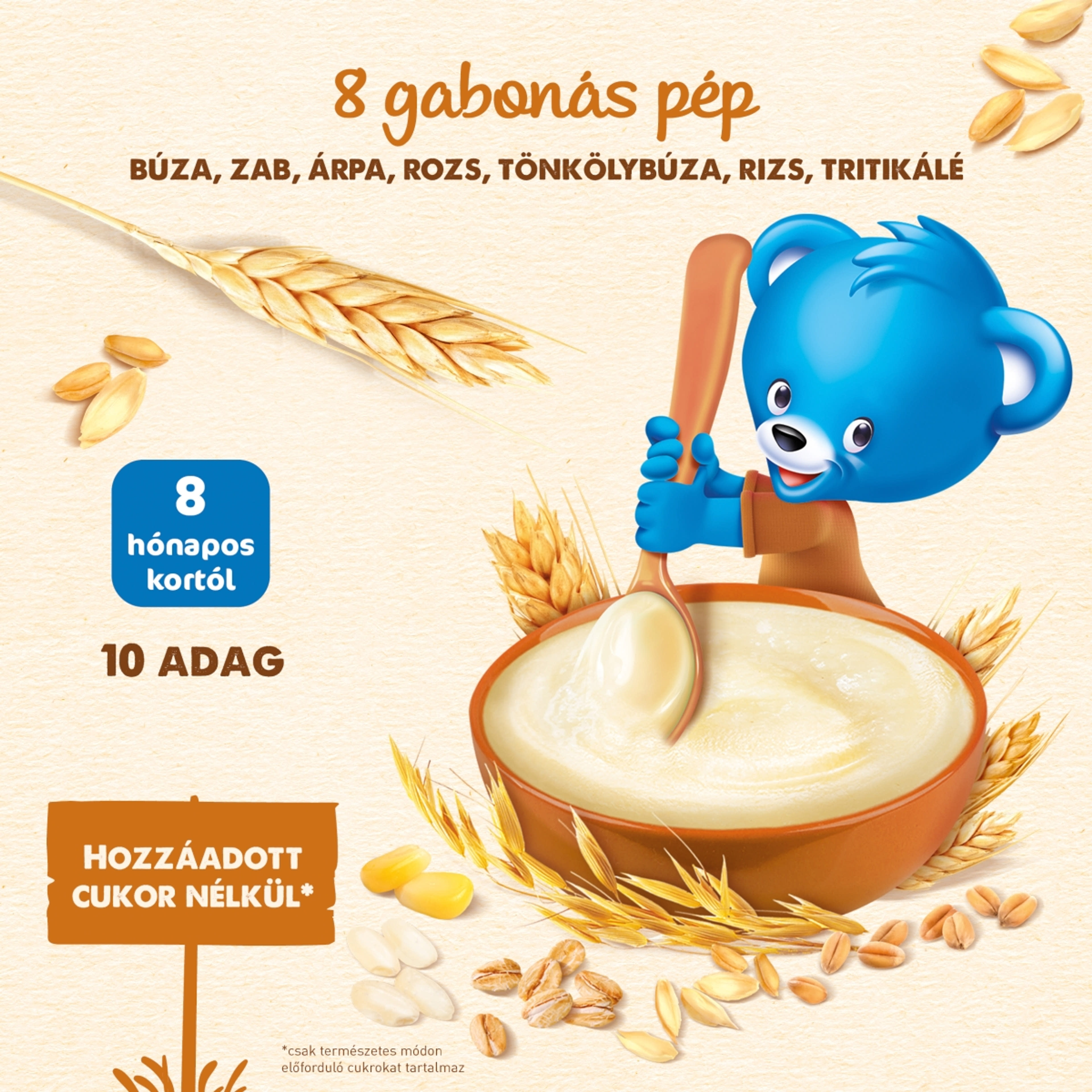 Nestlé Babapép 8 Gabonás 6 Hónapos Kortól - 250 g-3