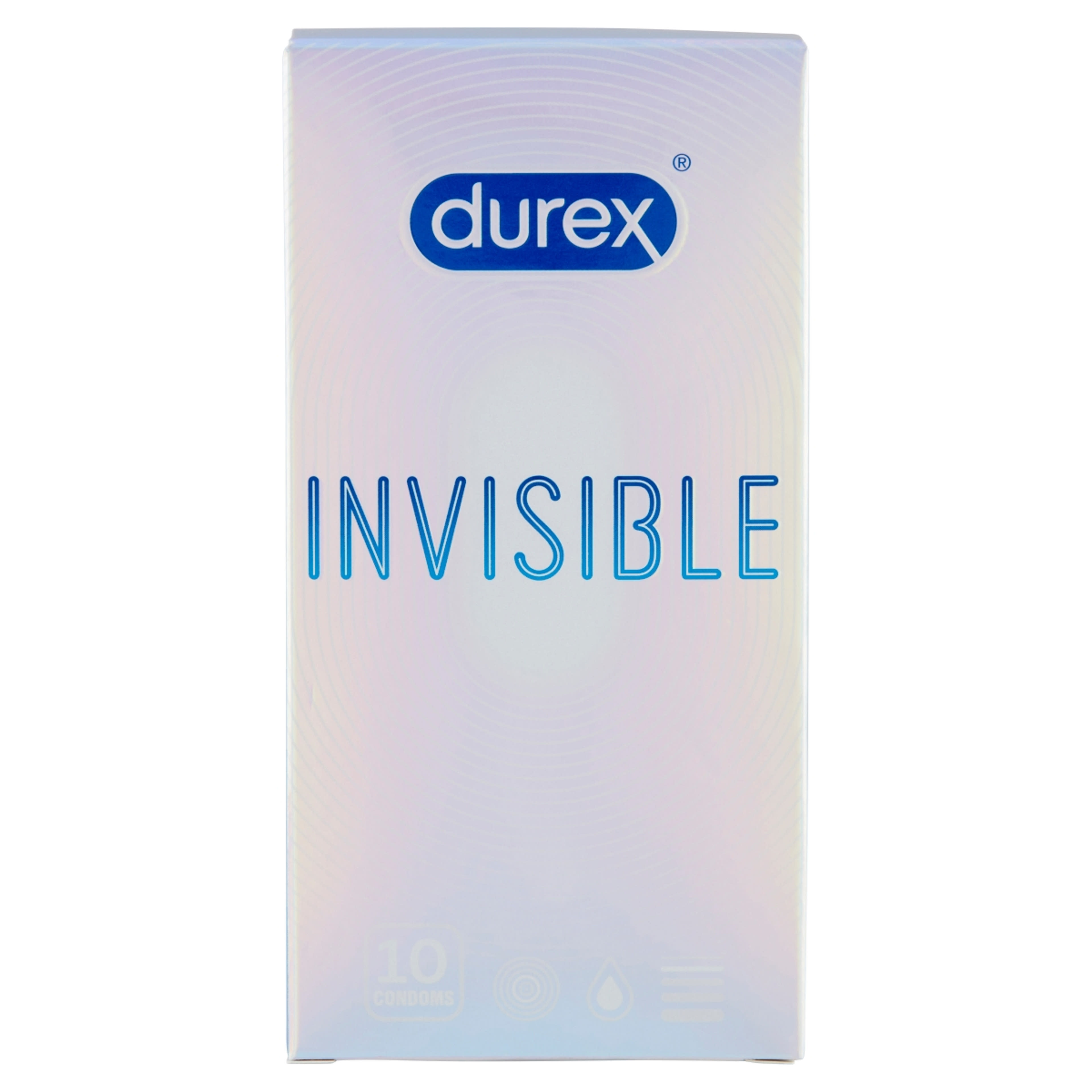 Durex Invisible extra vékony óvszer - 10 db