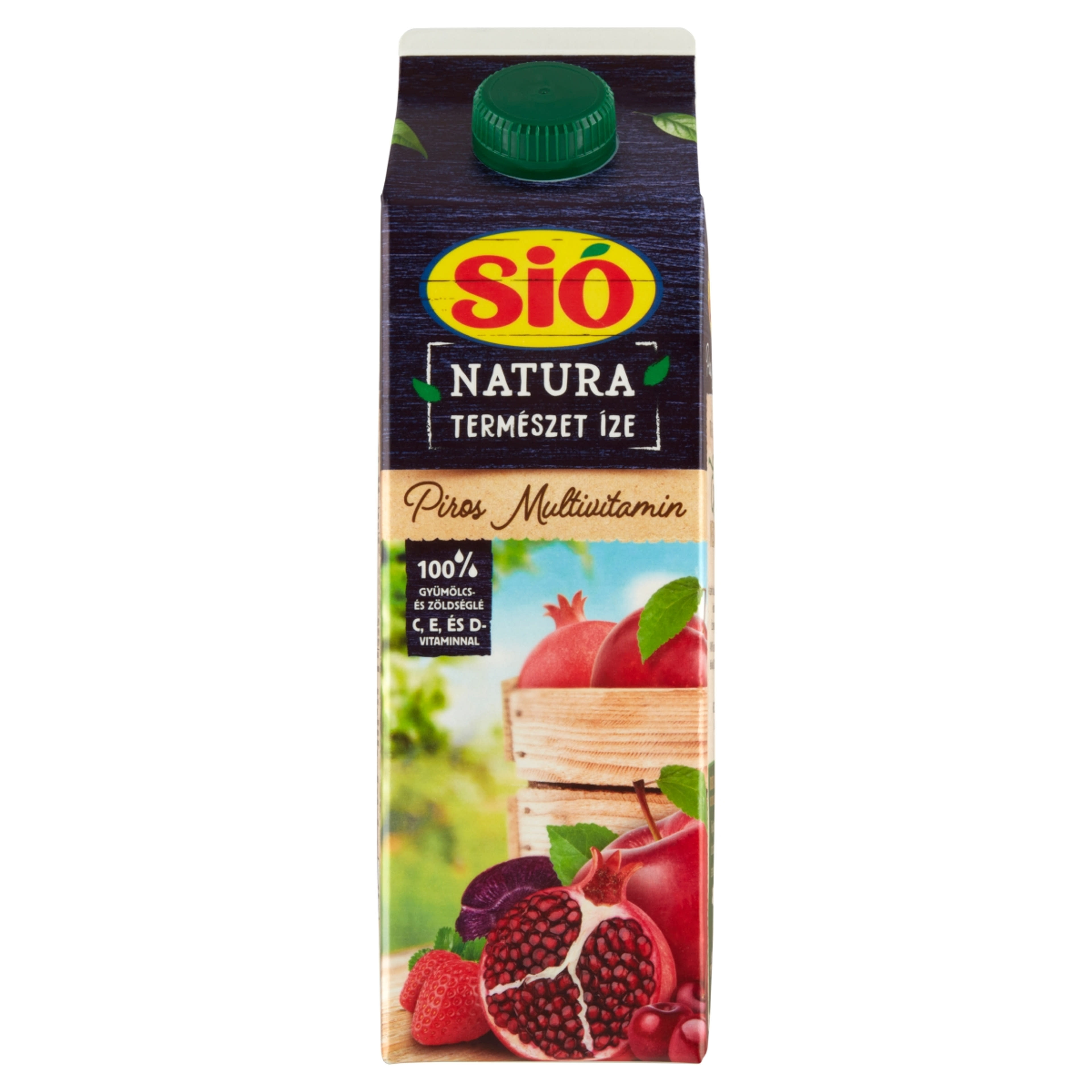 Sió Natura Piros Multivitamin 100% vegyes gyümölcs- és zöldséglé - 1 l