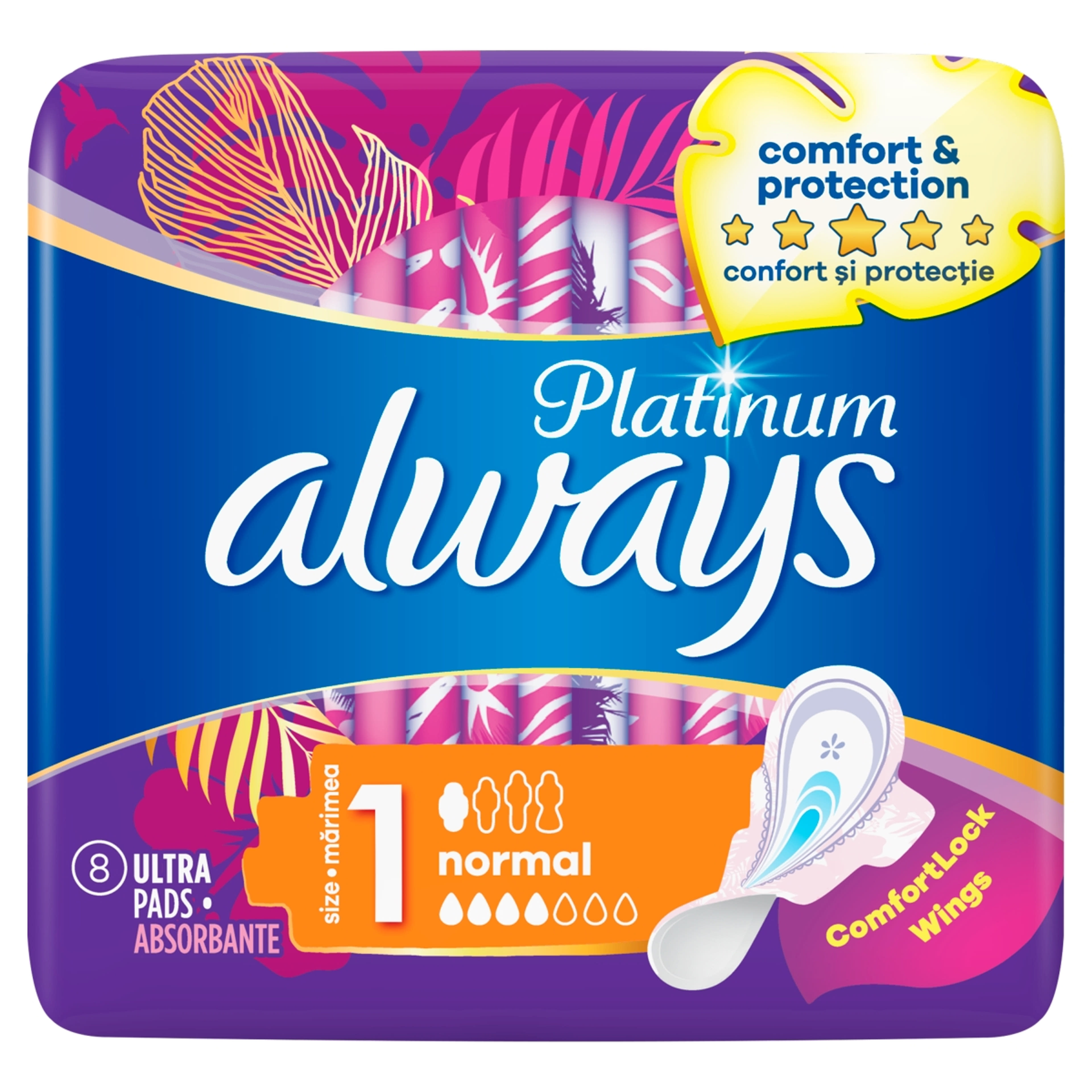 Always Platinum normál egészségügyi betét - 8 db