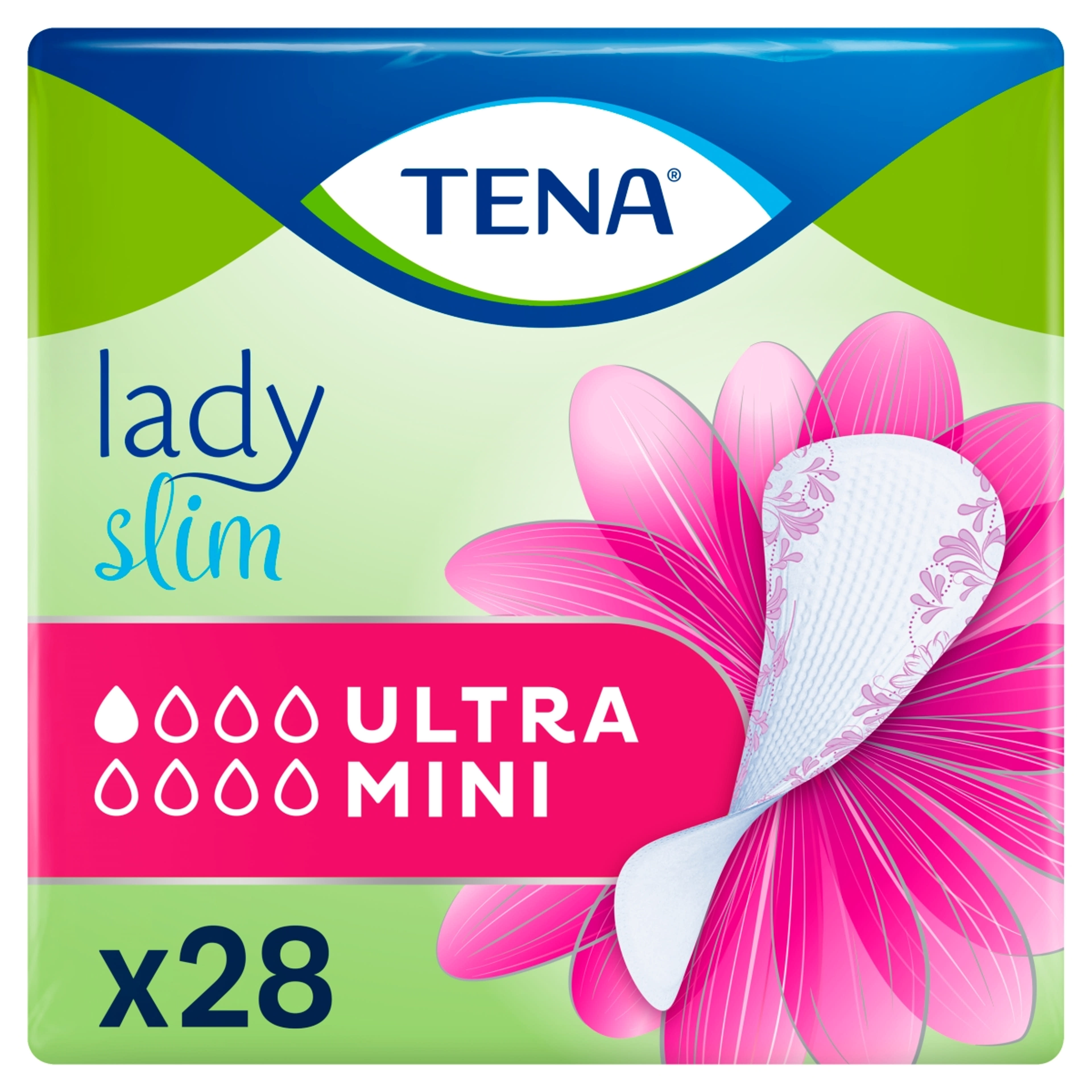 Tena Lady Ultra Mini szárny nélküli enyhe inkontinencia betét - 28 db-5