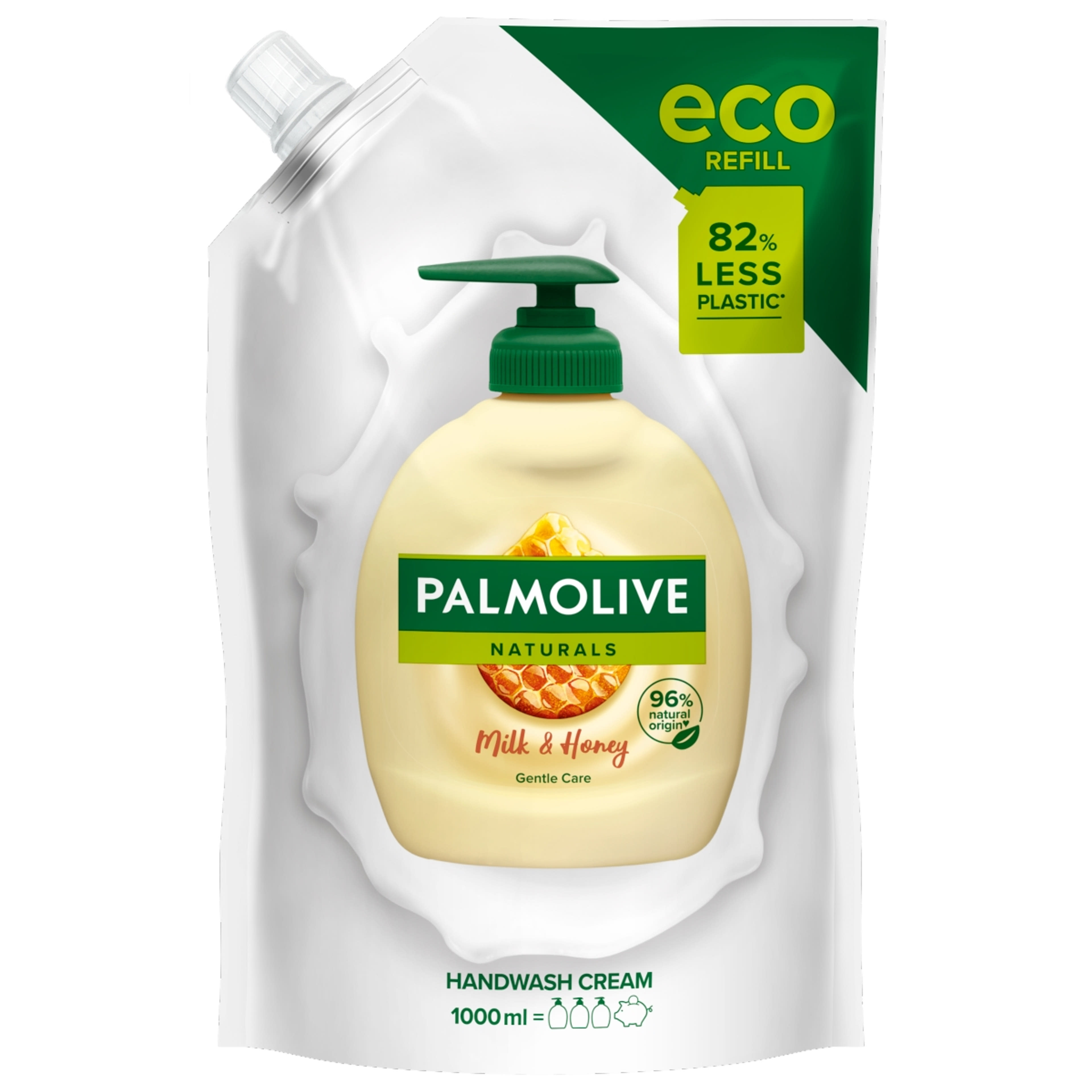 Palmolive Naturals Milk & Honey folyékony szappan utántöltő - 1000 ml-1