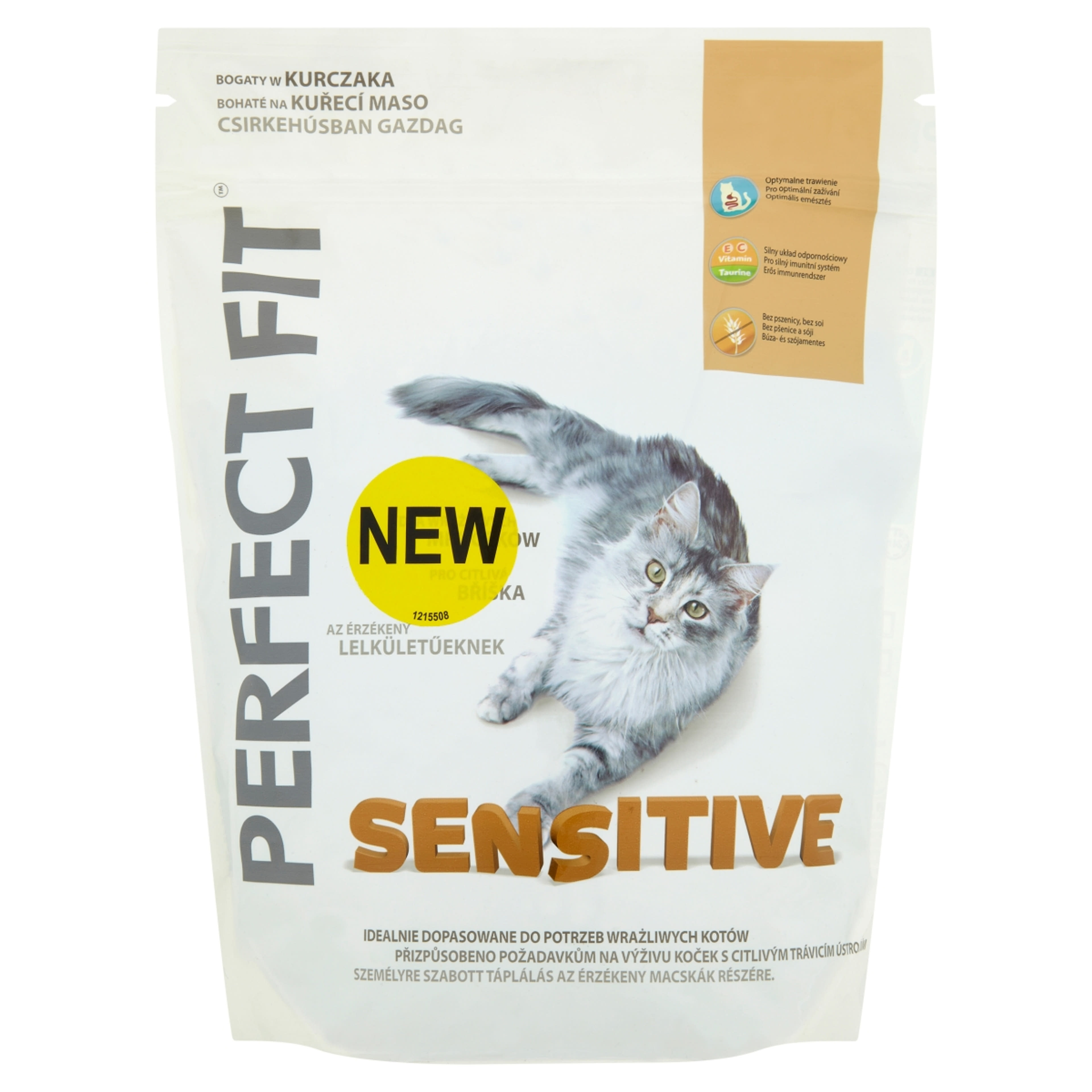 Perfect Fit Sensitive felnőtt teljes értékű szárazeledel macskáknak - 750 g-1