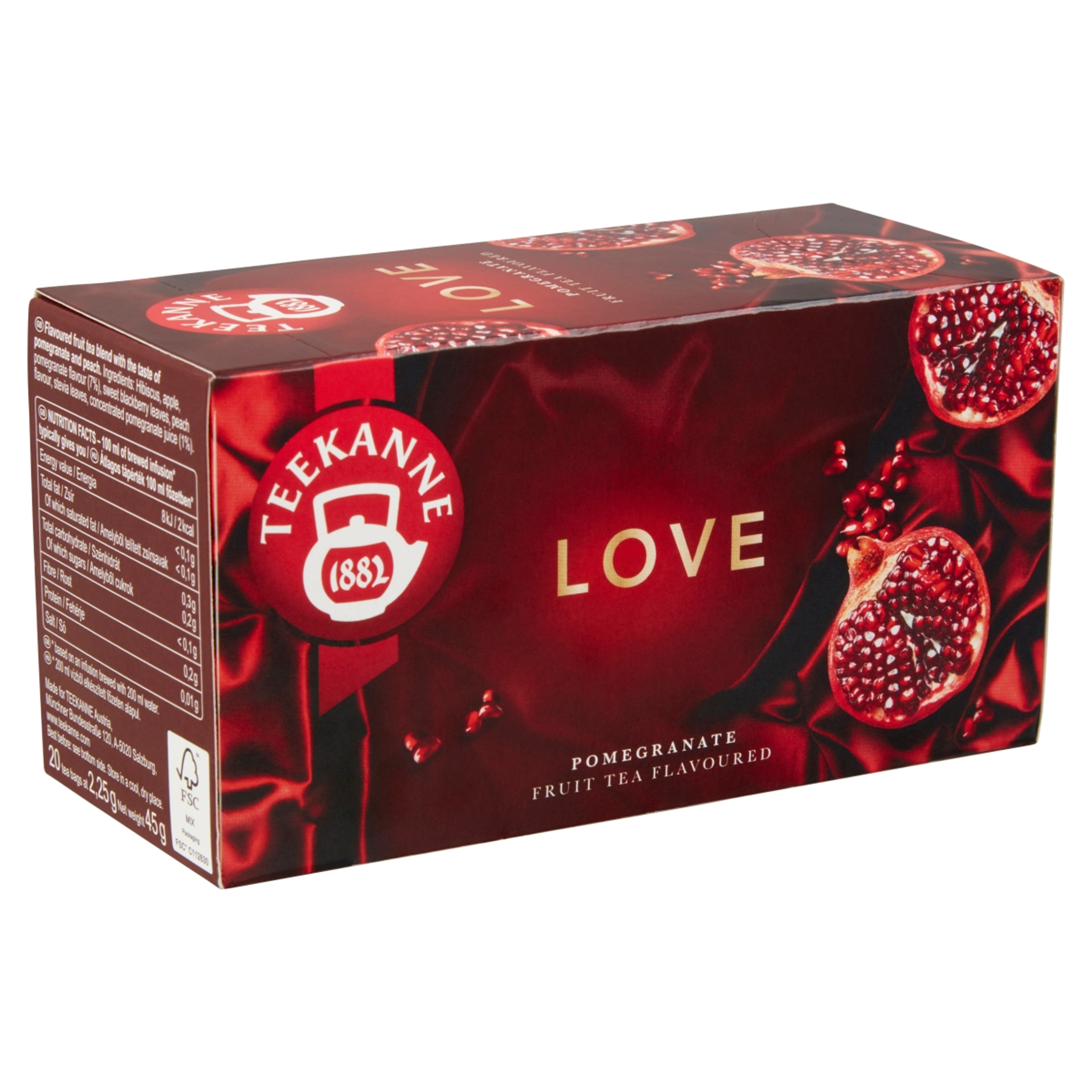 Teekanne love gránátalma-őszibarack gyümölcstea - 45 g-2