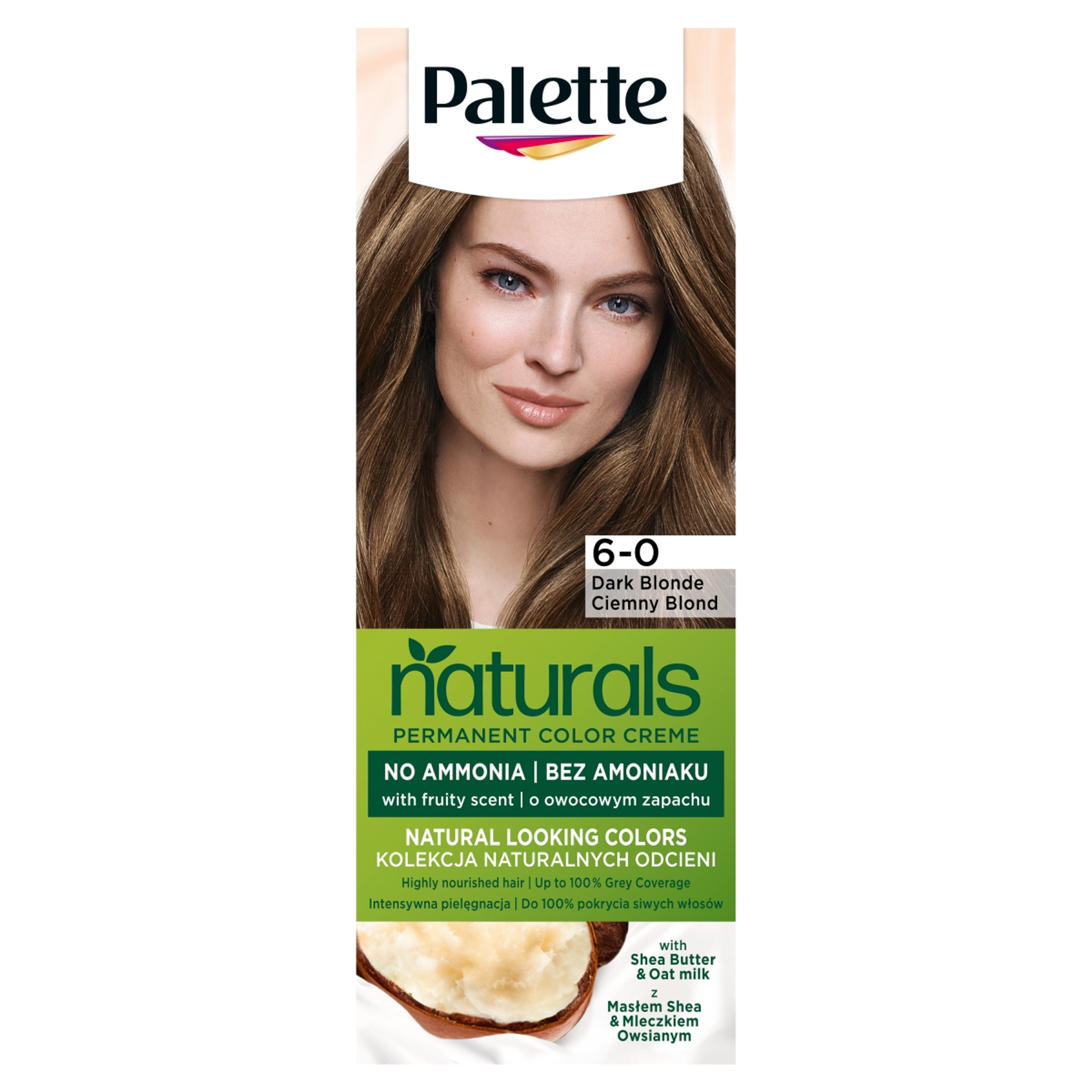Palette Permanent Naturals Color hajfesték, 6-0 sötétszőke - 1 db