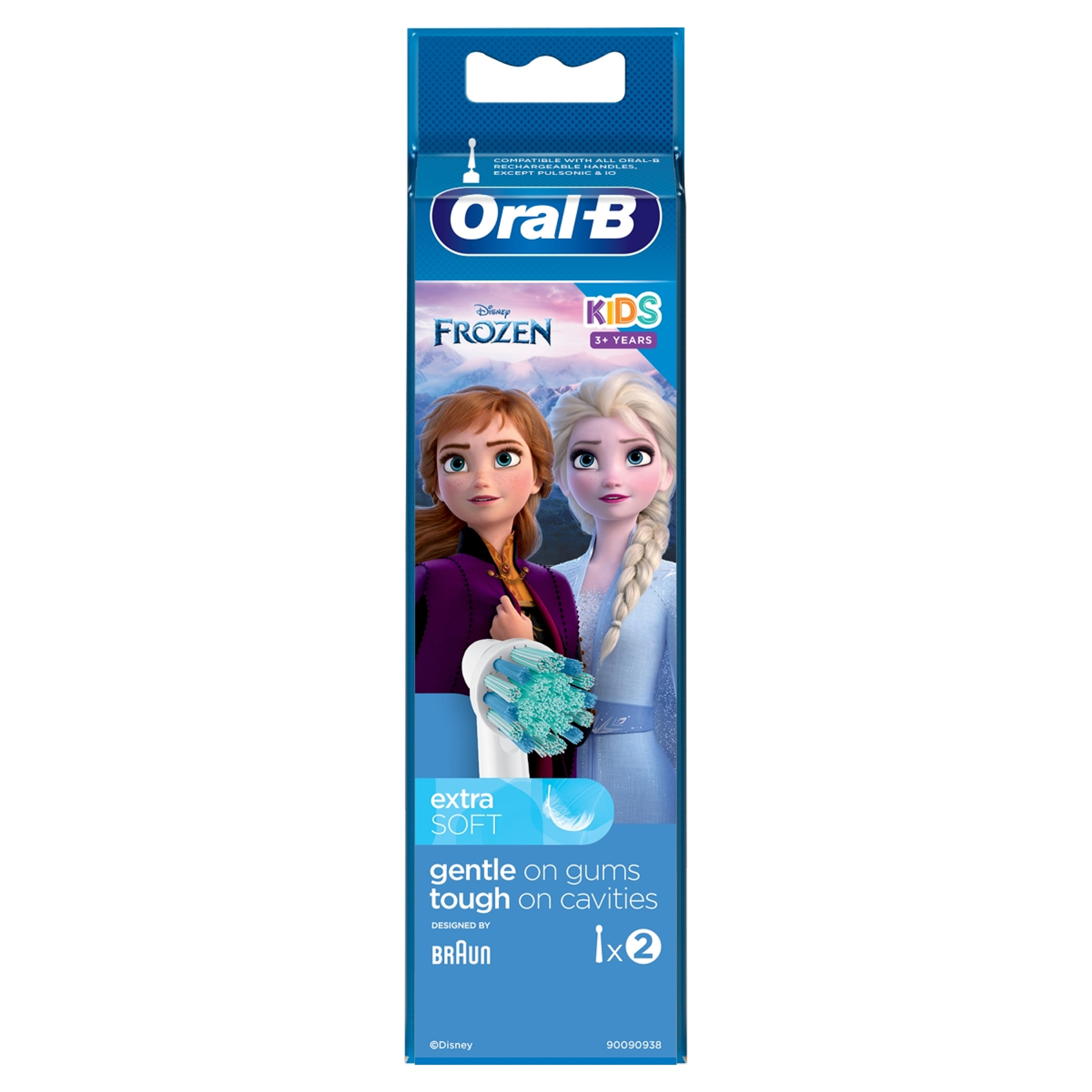 Oral B Kids Frozen extra soft elektromos fogkefe pótfej - 2 db
