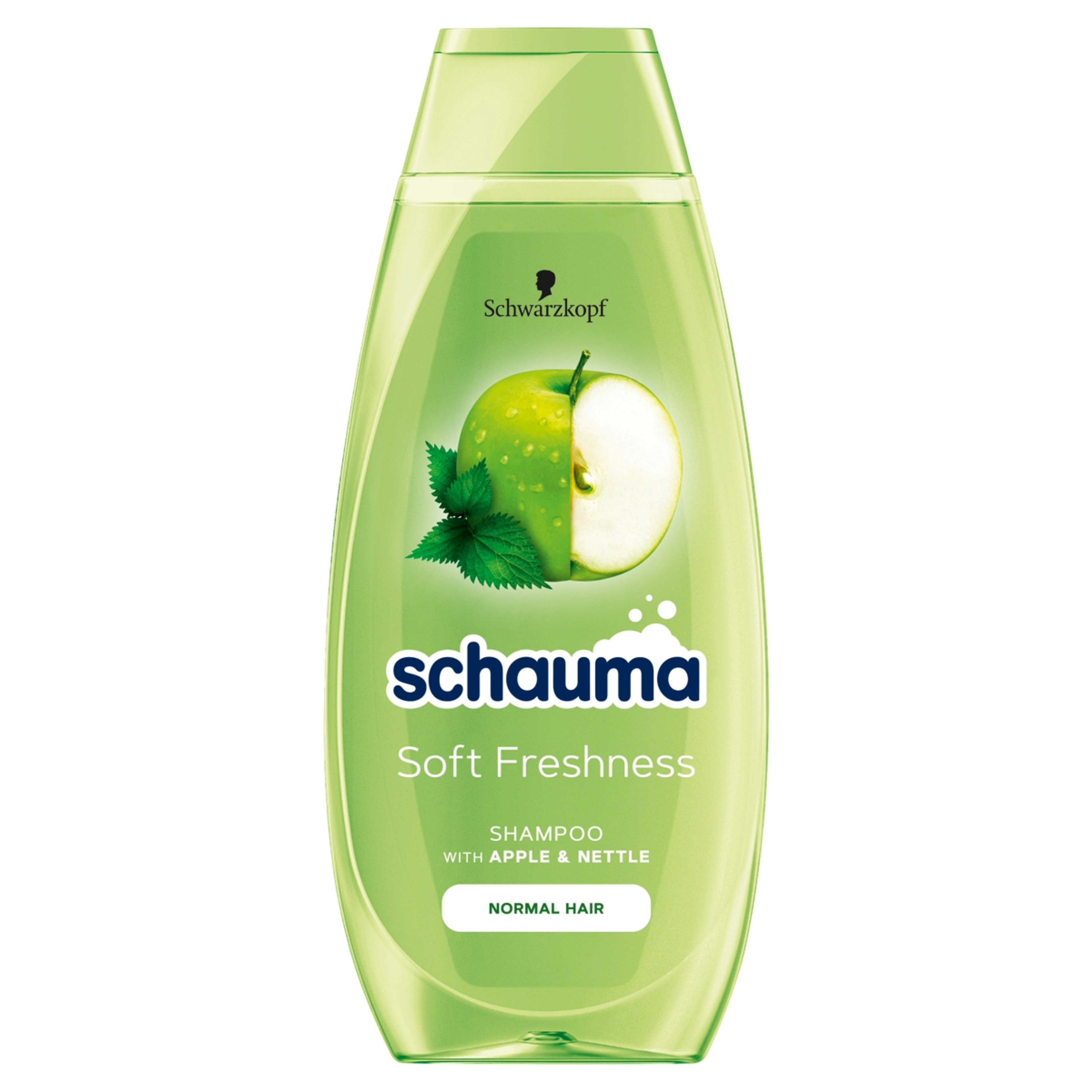 Schauma sampon Clean & Fresh zöld almával és csalánnal - 400 ml