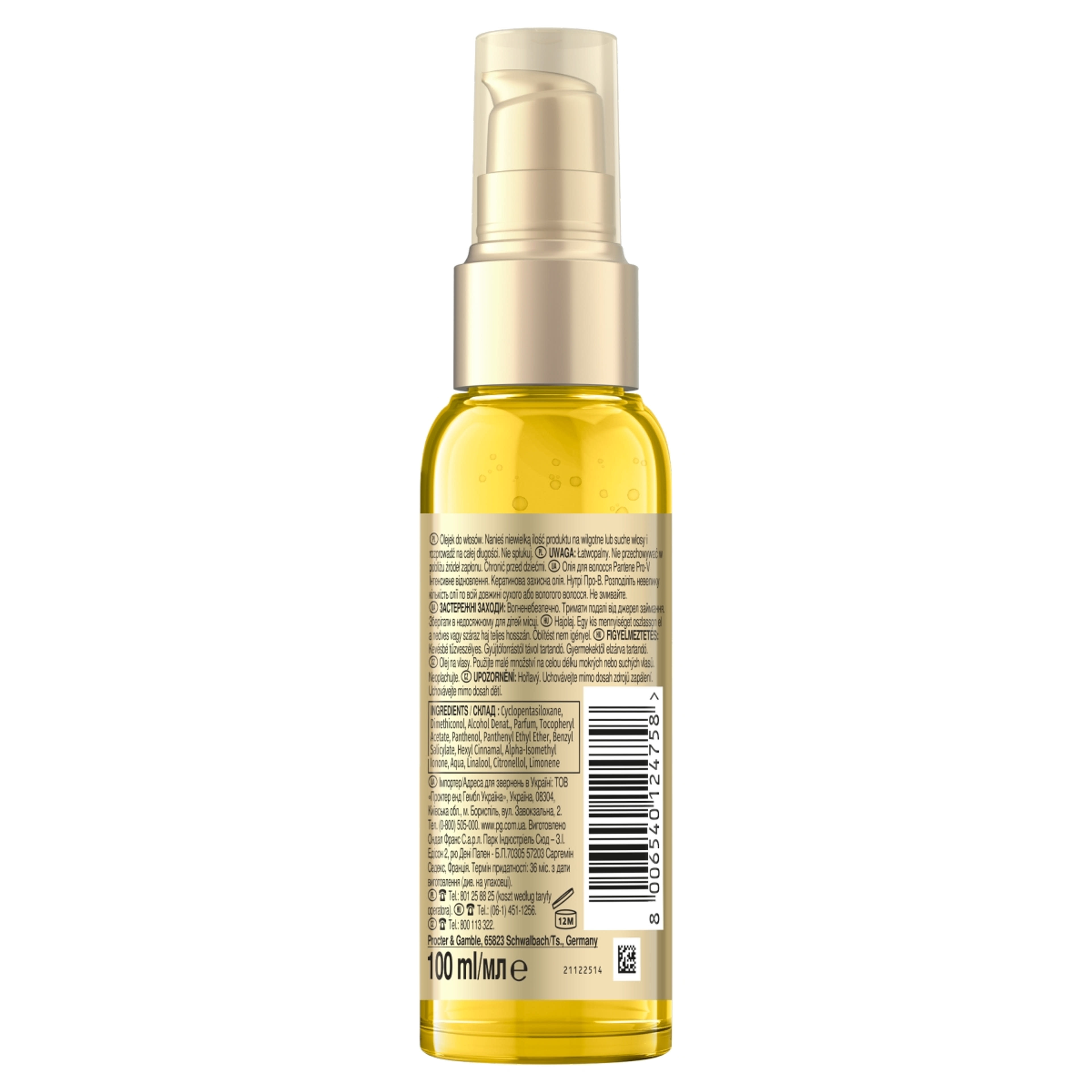 Pantene Pro-V Intensive Repair Keratinregeneráló Olaj E-vitaminnal hajolaj - 100 ml-2