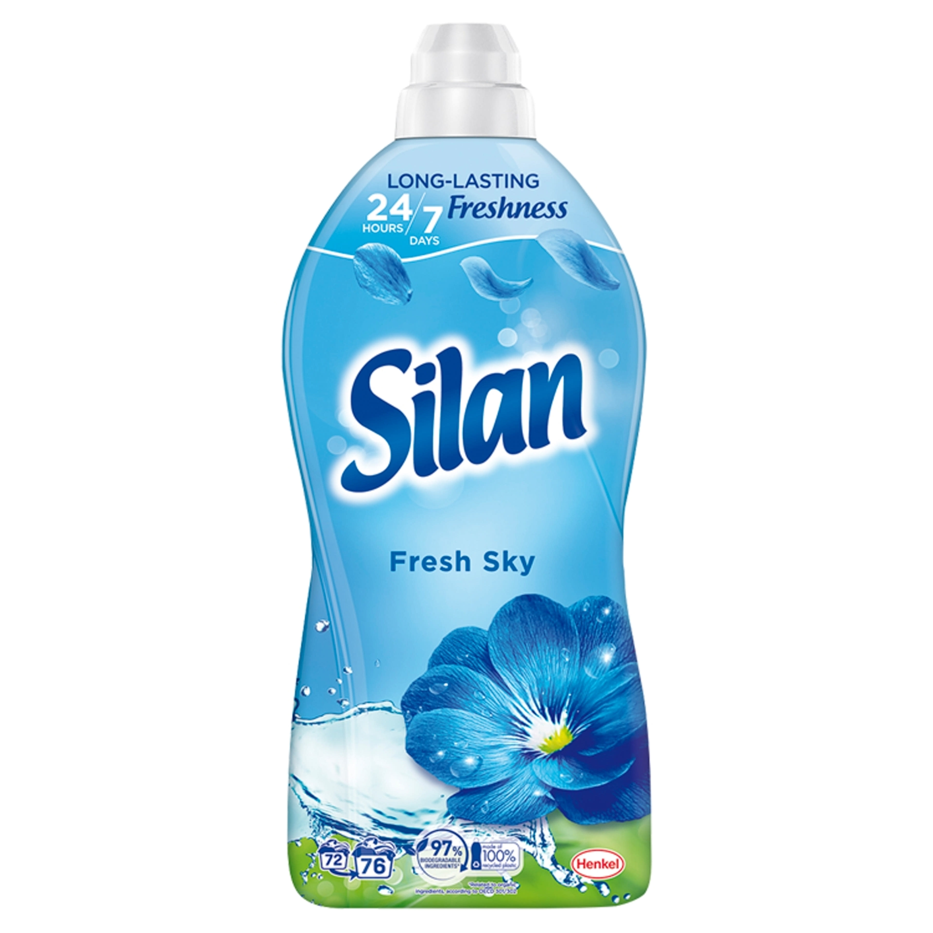 Silan Freshness Fresh Sky öblítő 76 mosás - 1672 ml