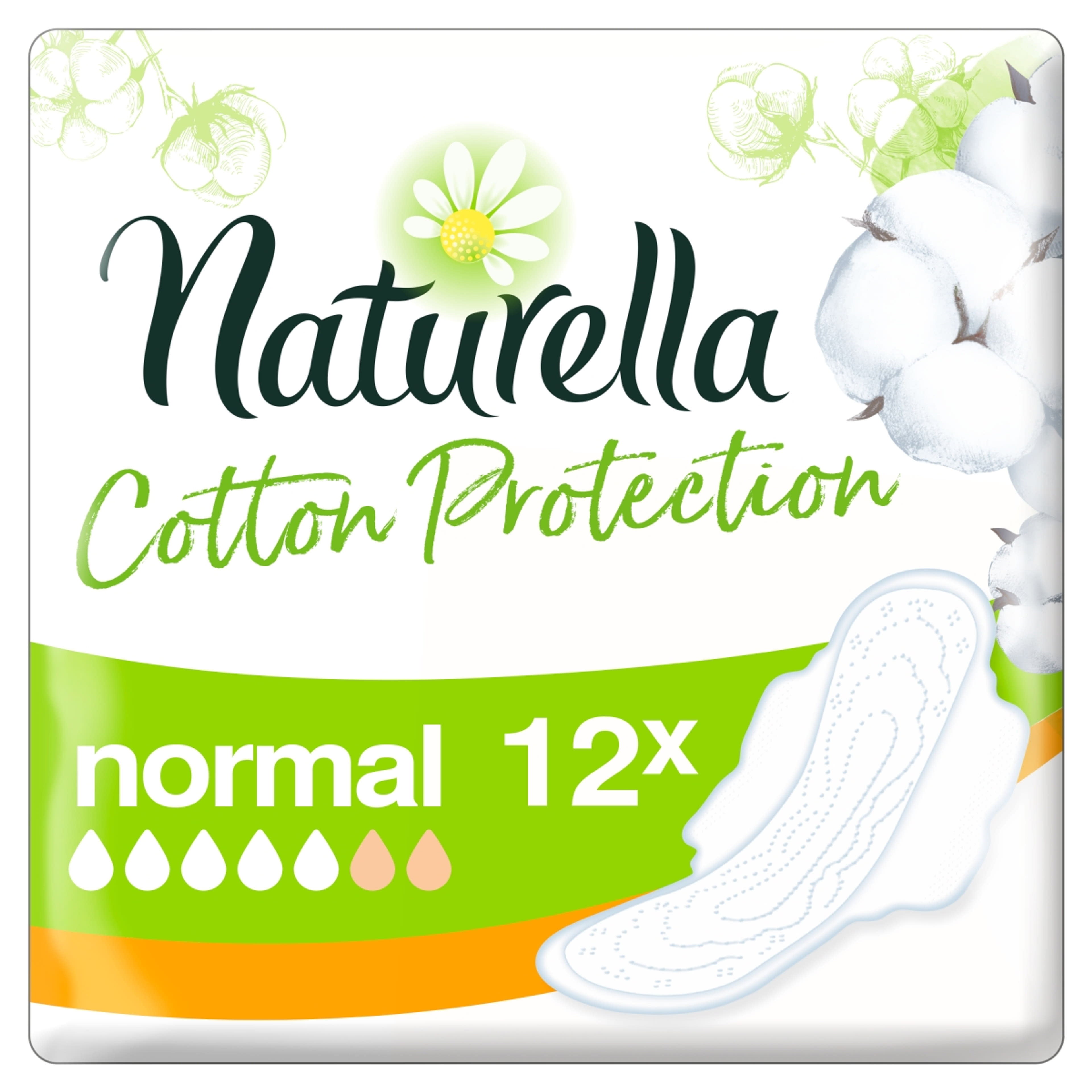 Naturella egészségügyi betét cotton protection normal - 12 db-6