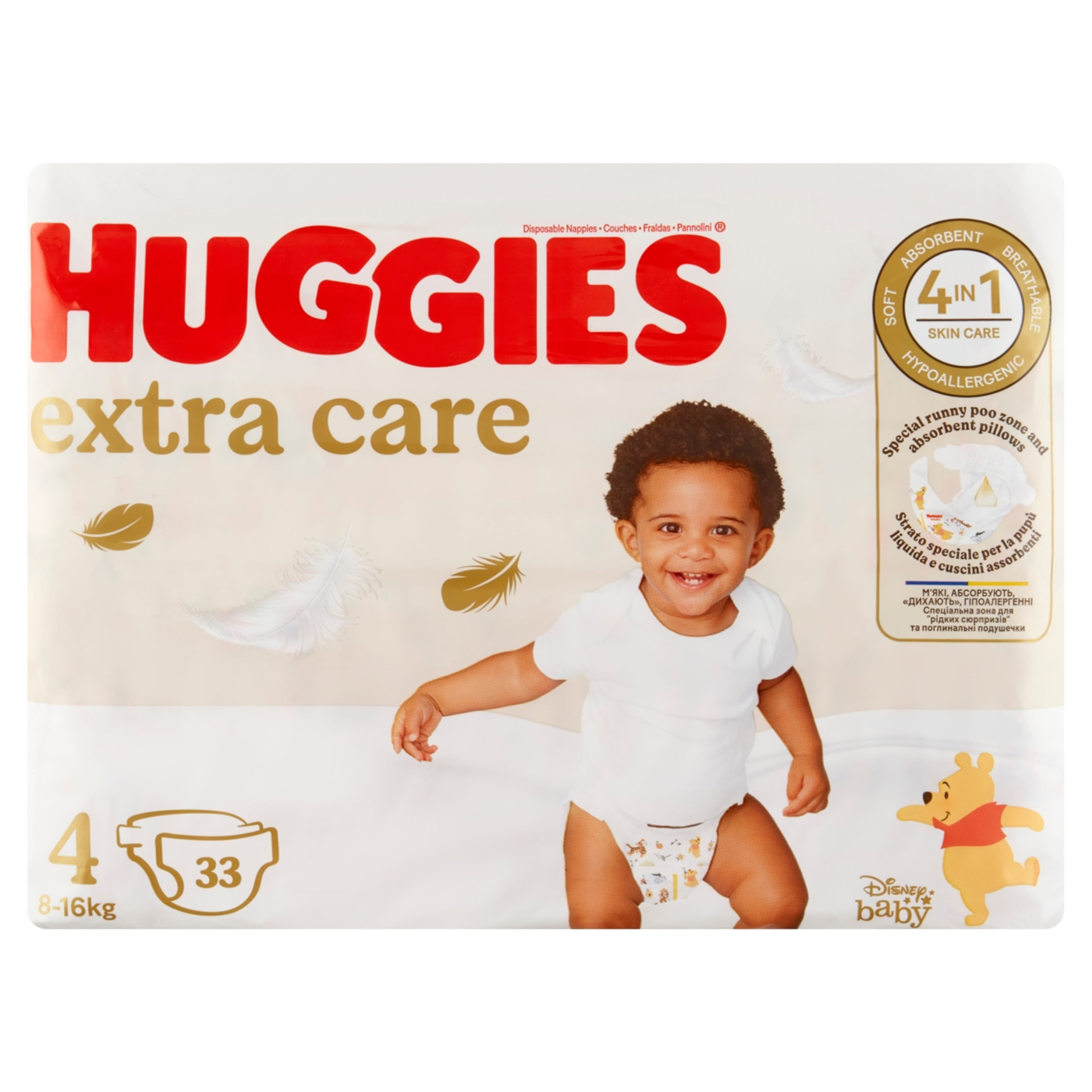 Huggies Extra Care 4 nadrágpelenka 8-14 kg - 33 db-1